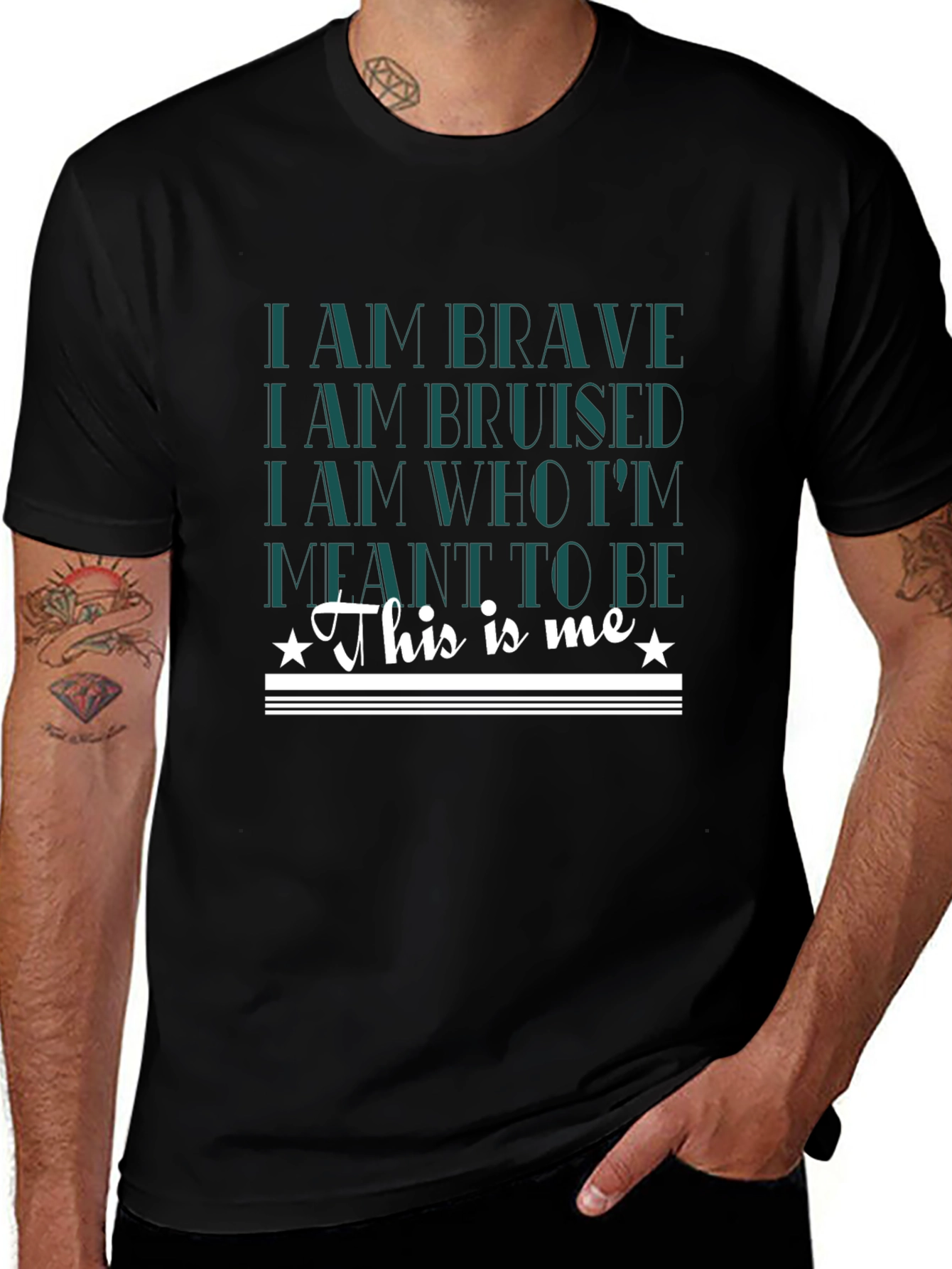 Brave Bruised T-Shirt - This Is Me