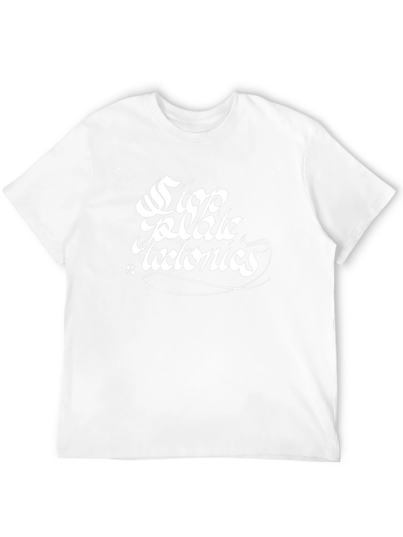 Stop Plate Tectonics Black T-Shirt