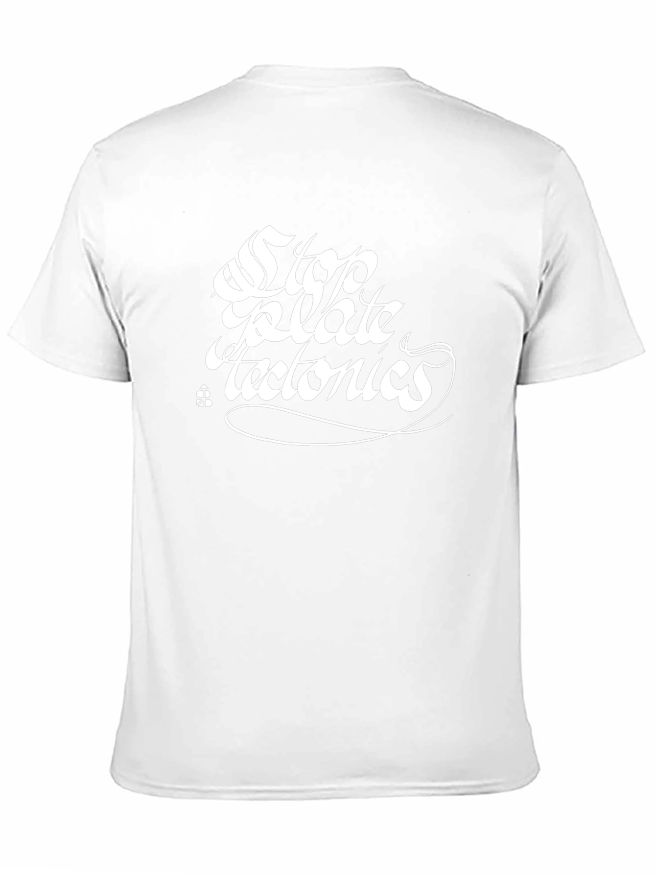 Stop Plate Tectonics Black T-Shirt