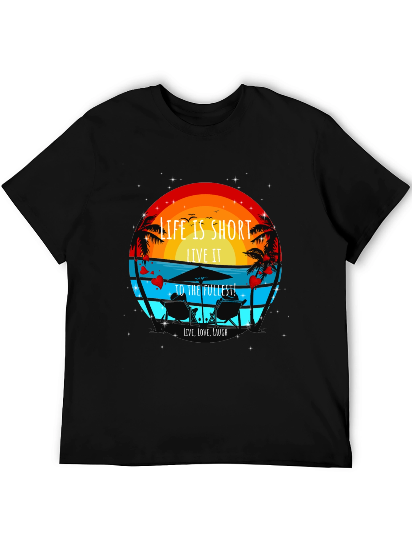 Life is Short T-Shirt - Beach Theme