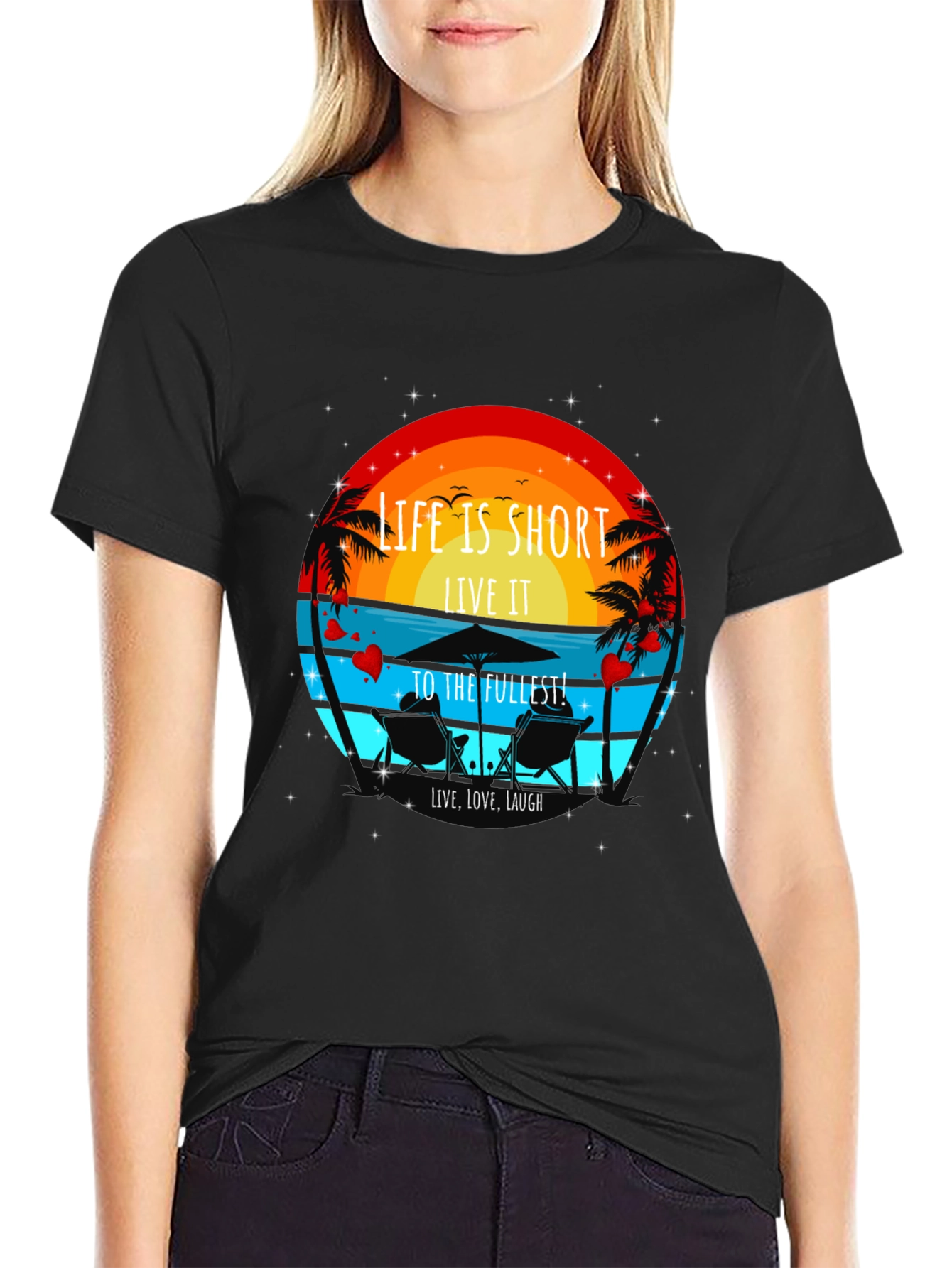Life is Short T-Shirt - Beach Theme