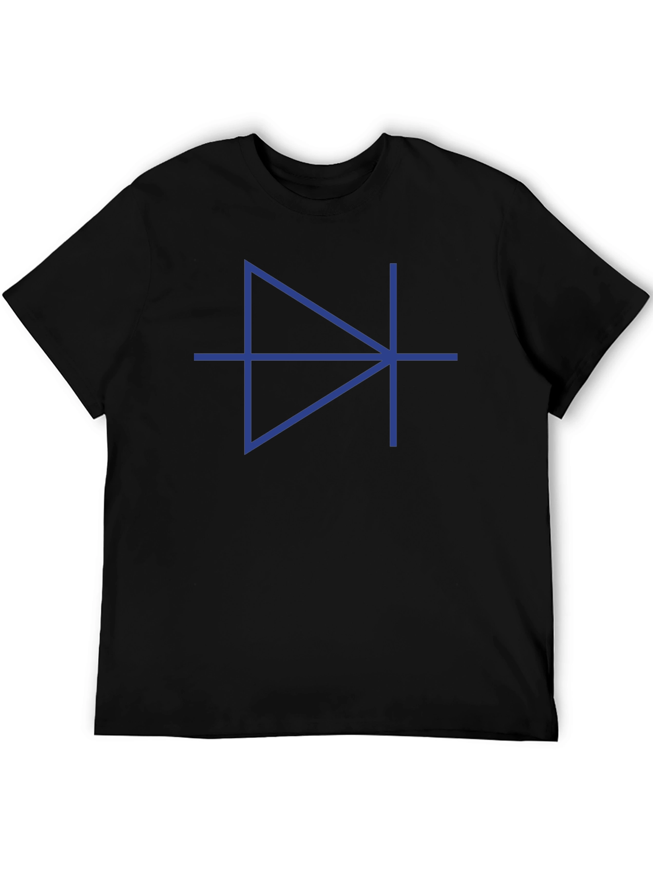 Diode Circuit Symbol Black T-Shirt