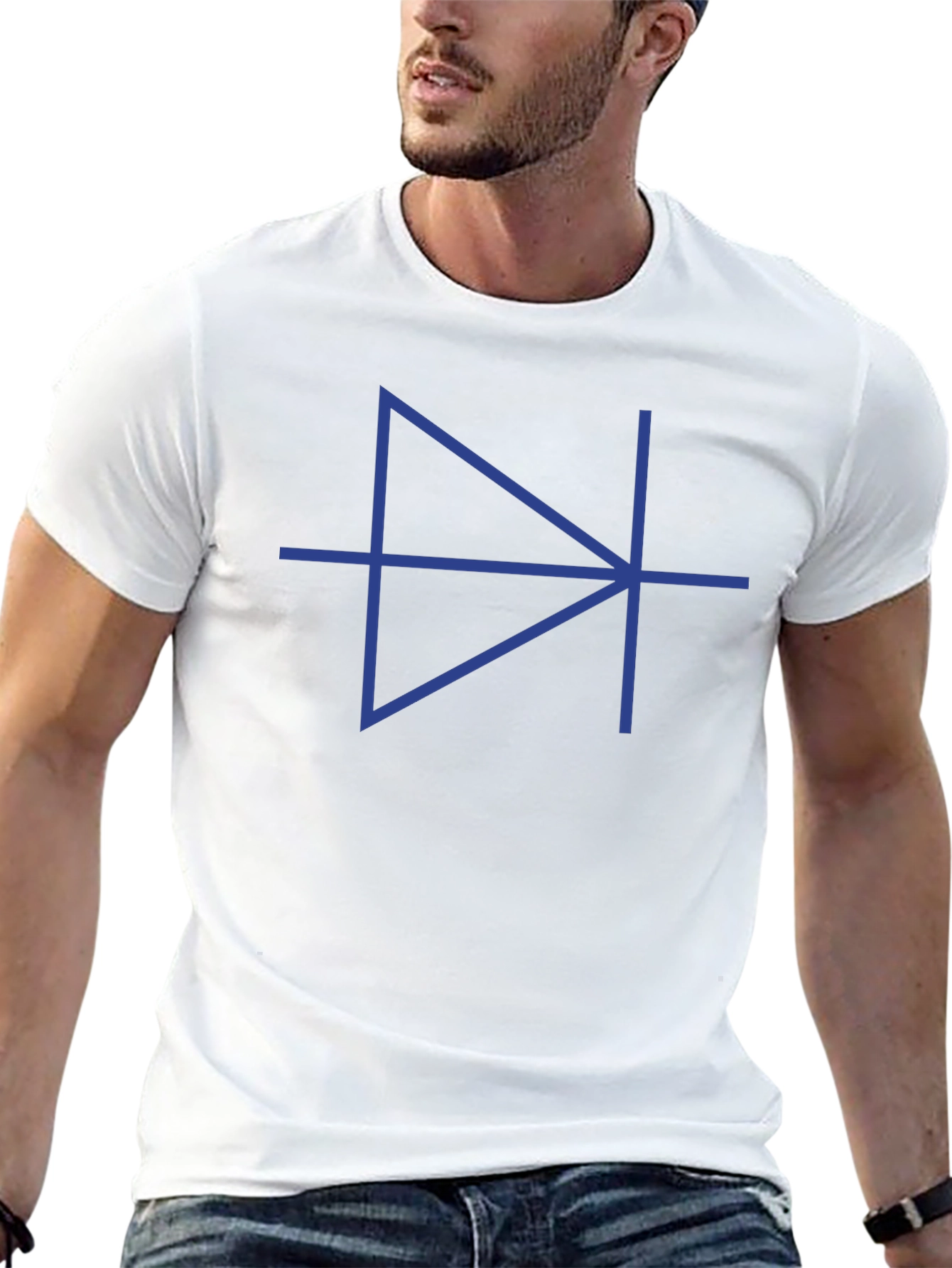 Diode Circuit Symbol Black T-Shirt