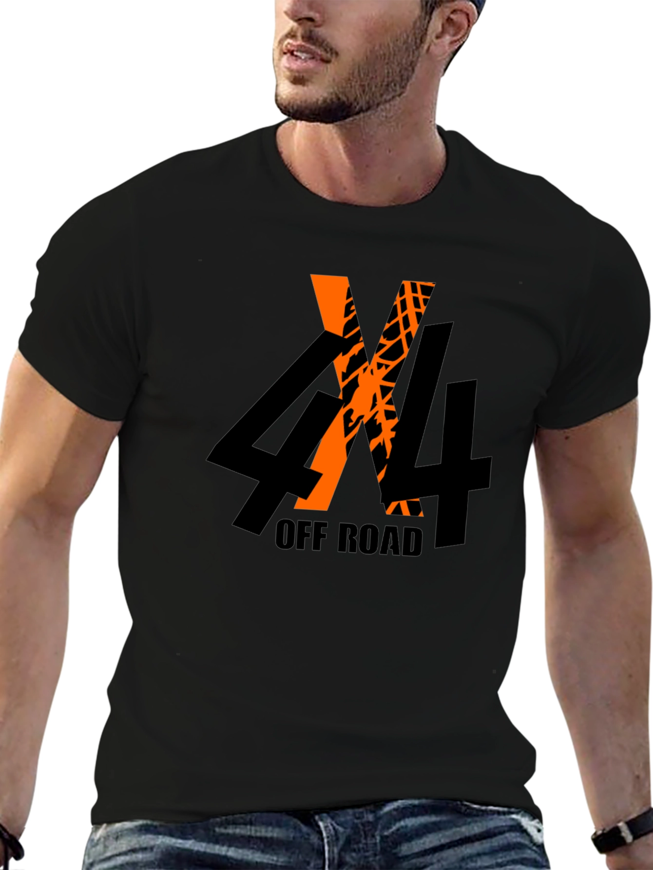 4x4 Off Road Graphic Tee - Black