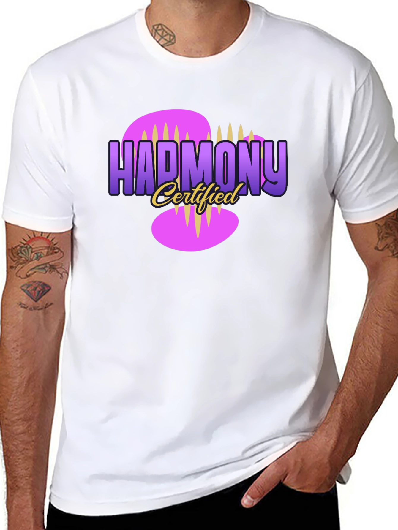 Harmony Certified Graphic Tee - Cool Design