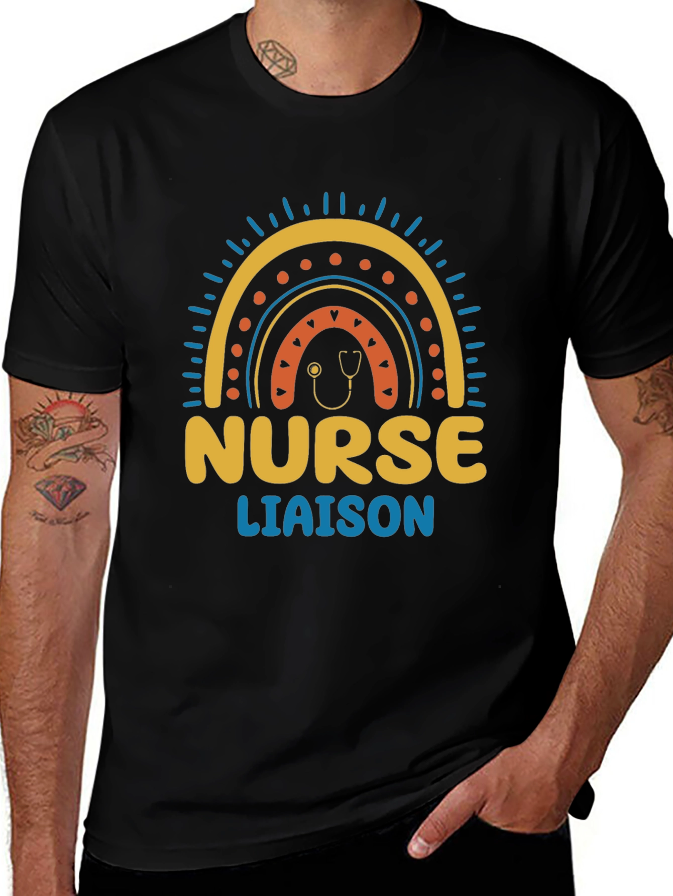 Nurse Liaison Rainbow T-Shirt