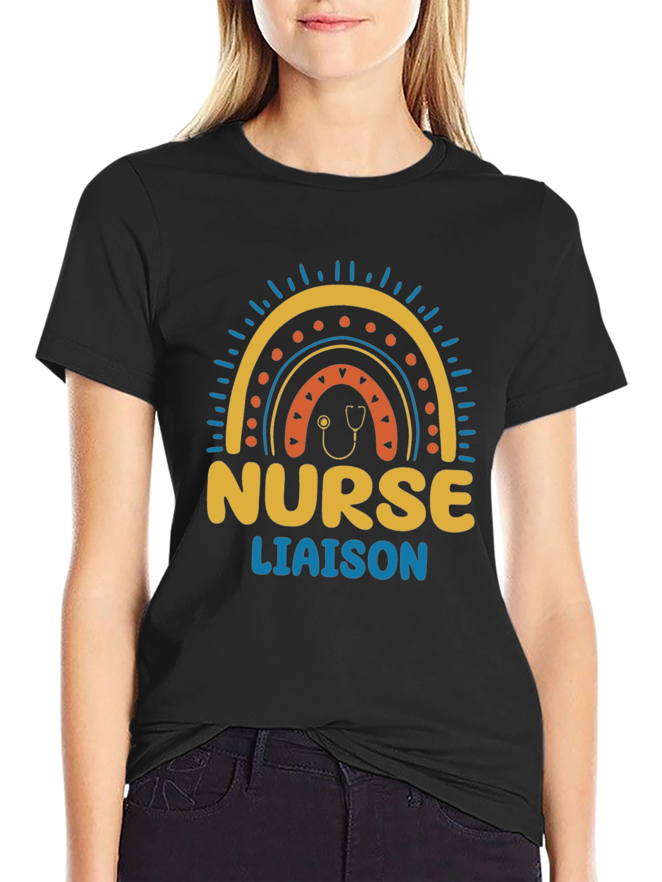 Nurse Liaison Rainbow T-Shirt