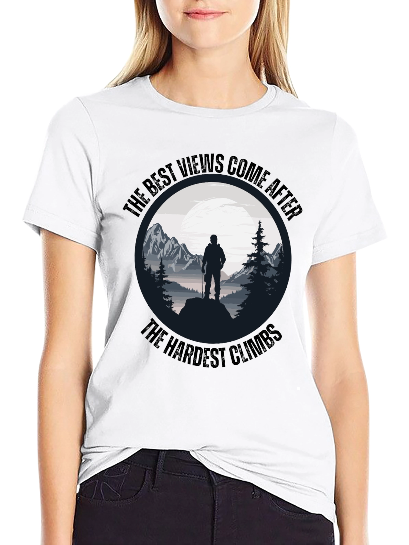 Motivational Hiking T-Shirt - The Best Views