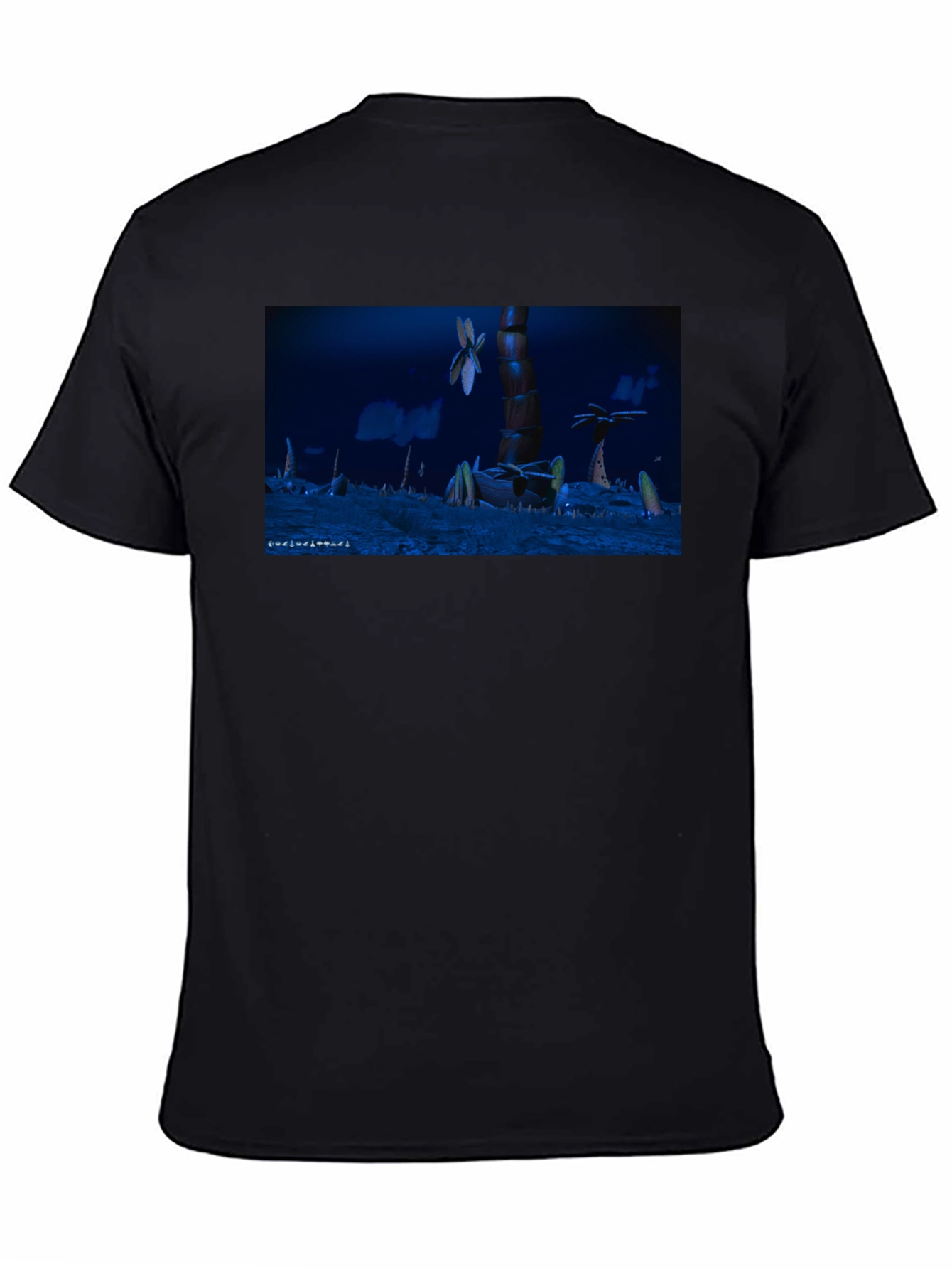 Mystical Alien Landscape Graphic Tee