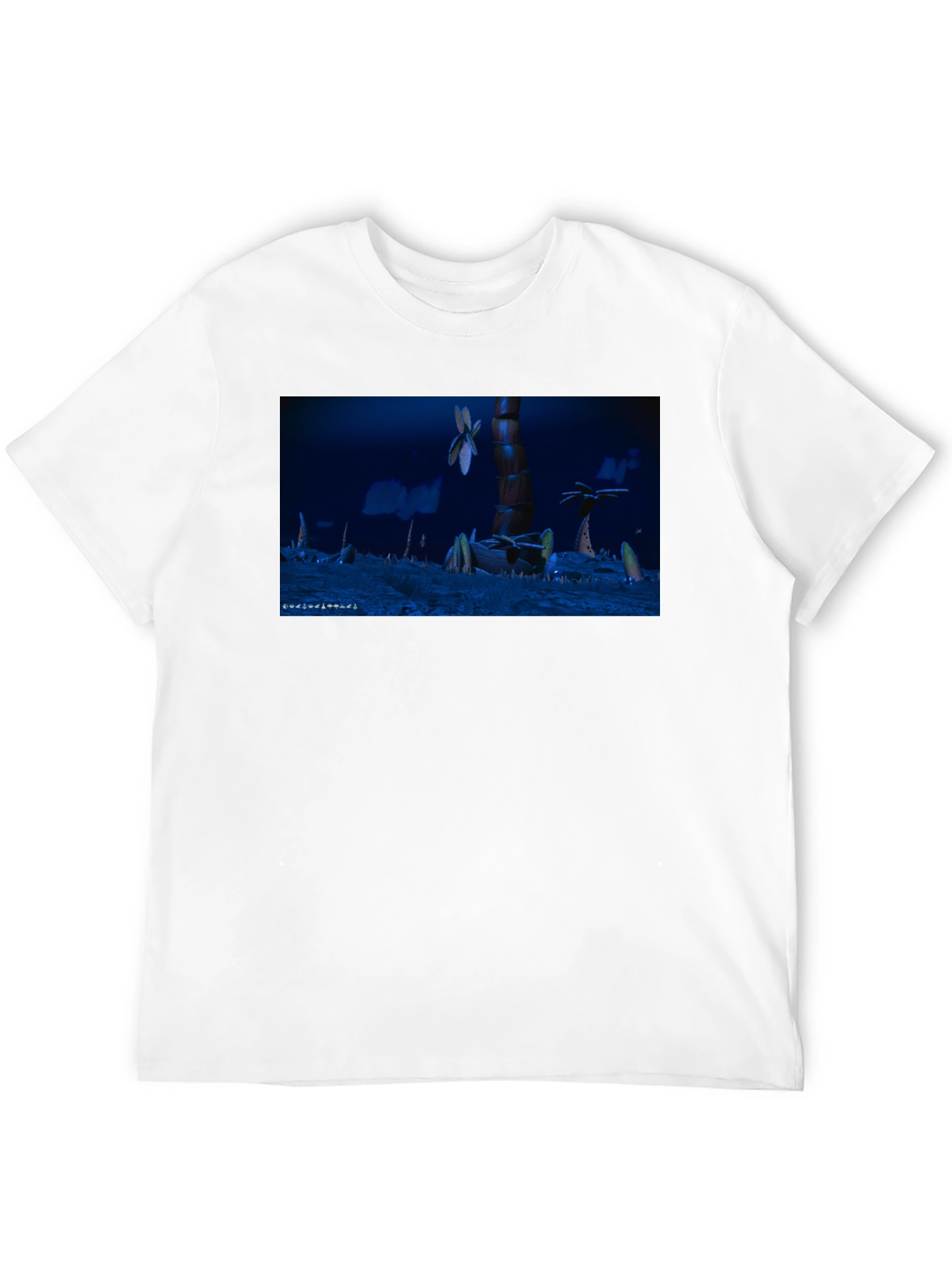 Mystical Alien Landscape Graphic Tee