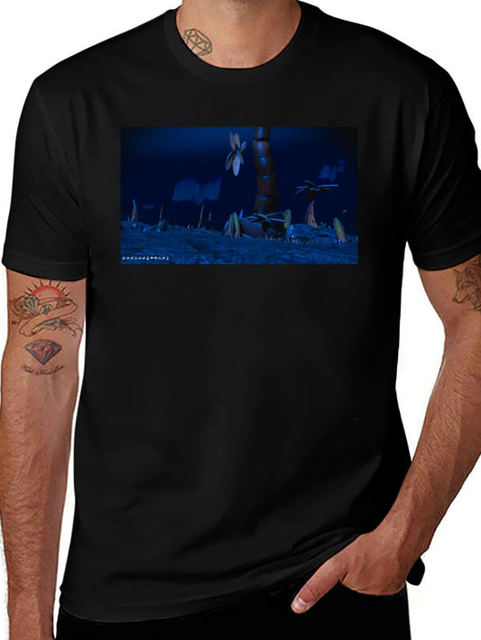 Mystical Alien Landscape Graphic Tee