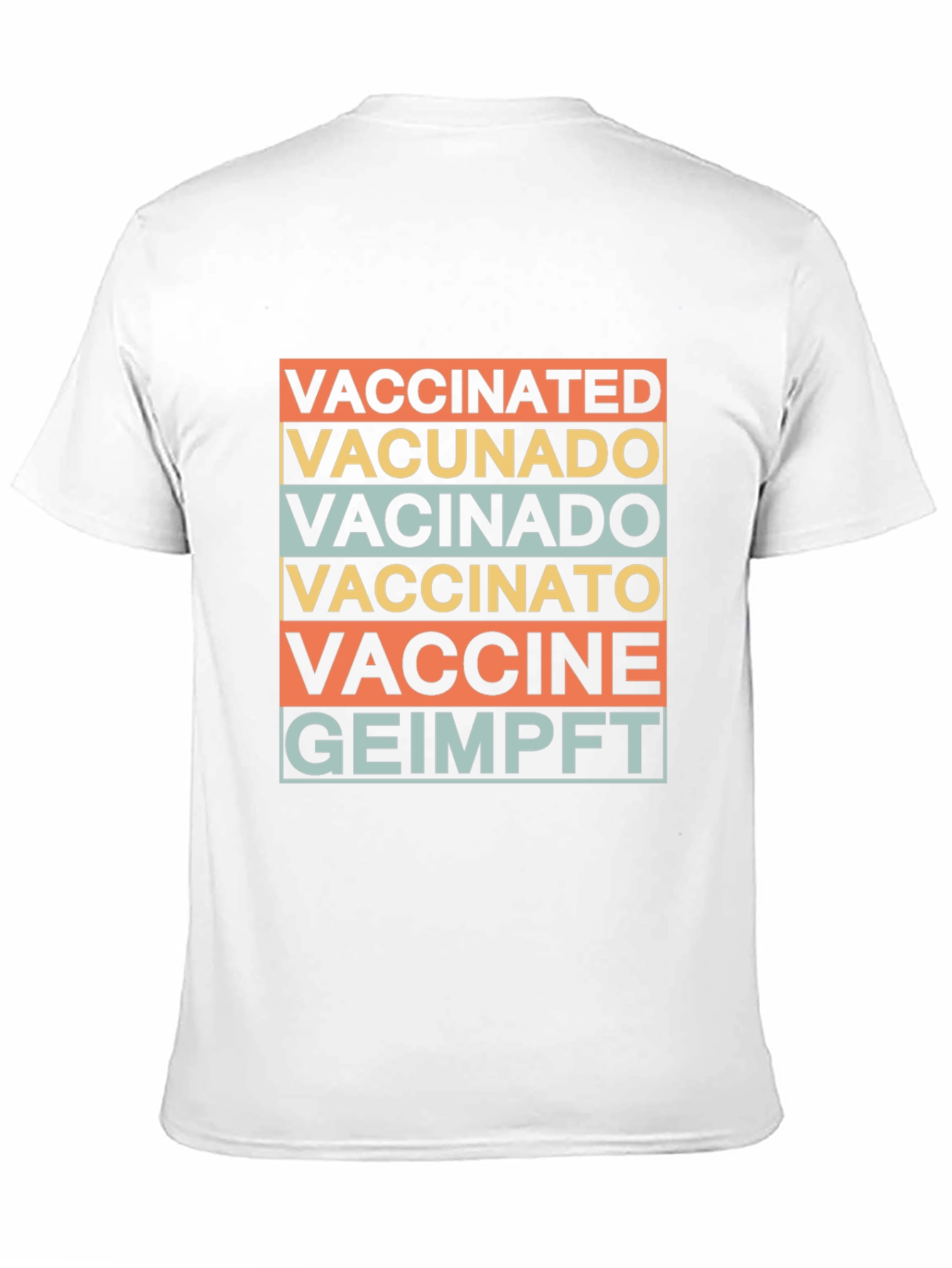 Vaccinated Languages Graphic T-Shirt - Stylish Comfort