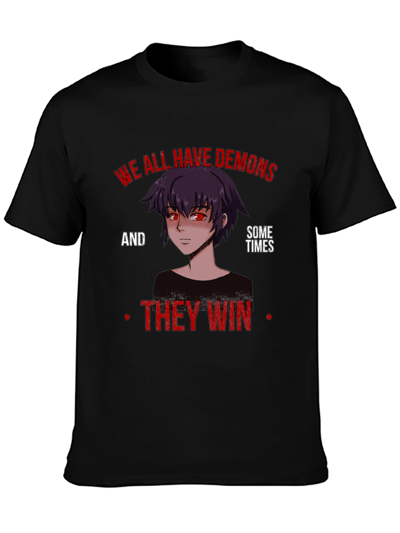 Demons Graphic T-Shirt - Edgy Anime Inspired Tee