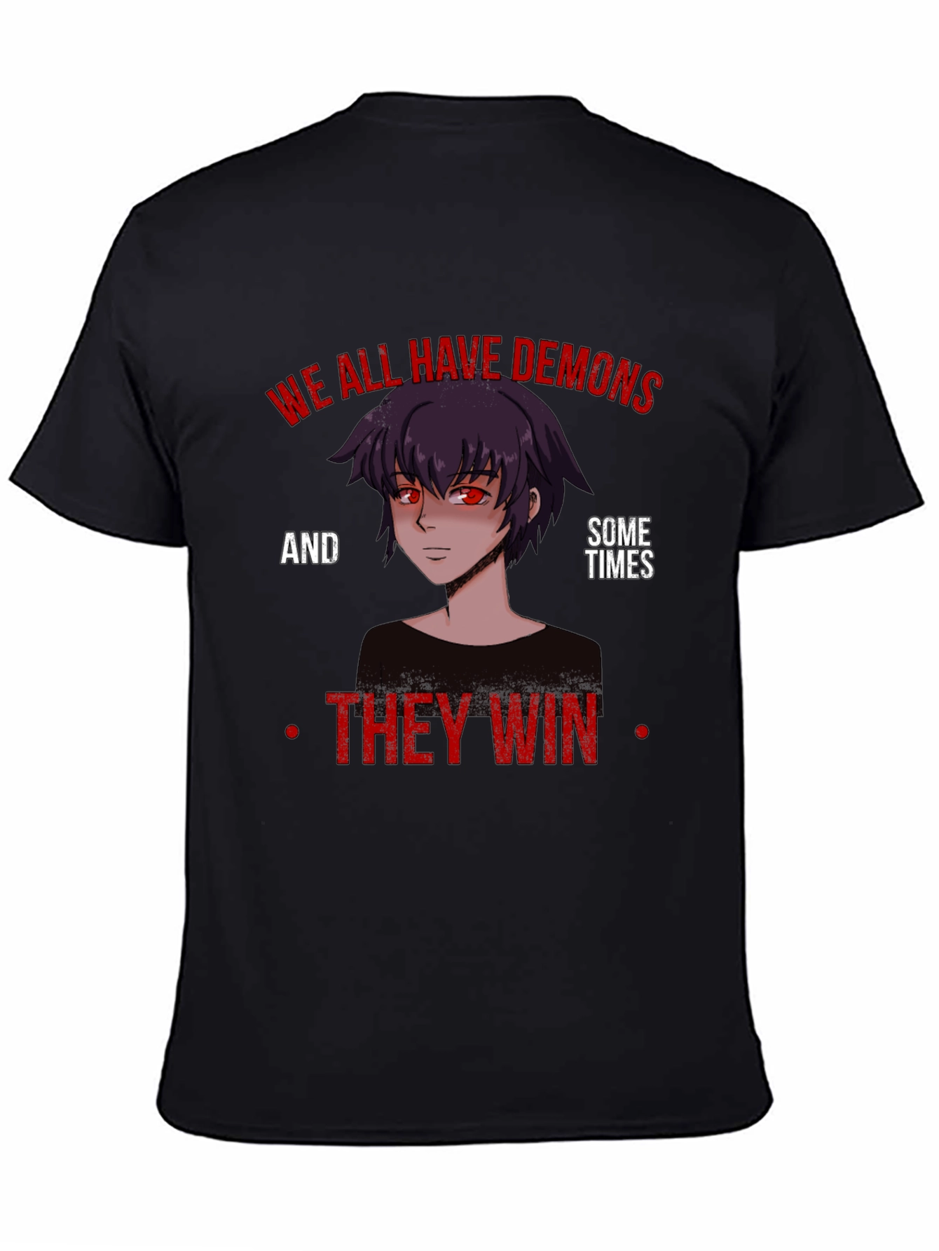 Demons Graphic T-Shirt - Edgy Anime Inspired Tee