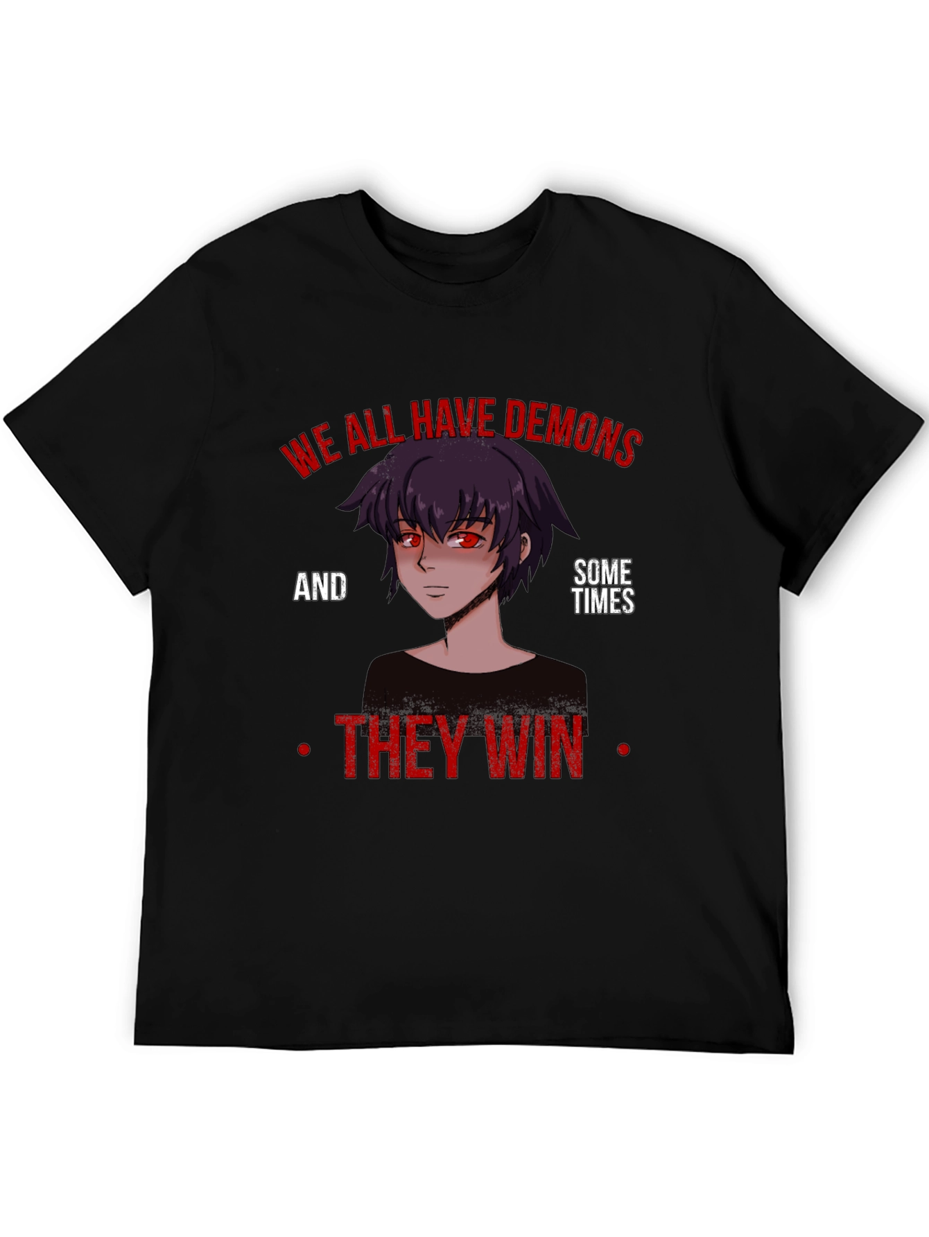 Demons Graphic T-Shirt - Edgy Anime Inspired Tee