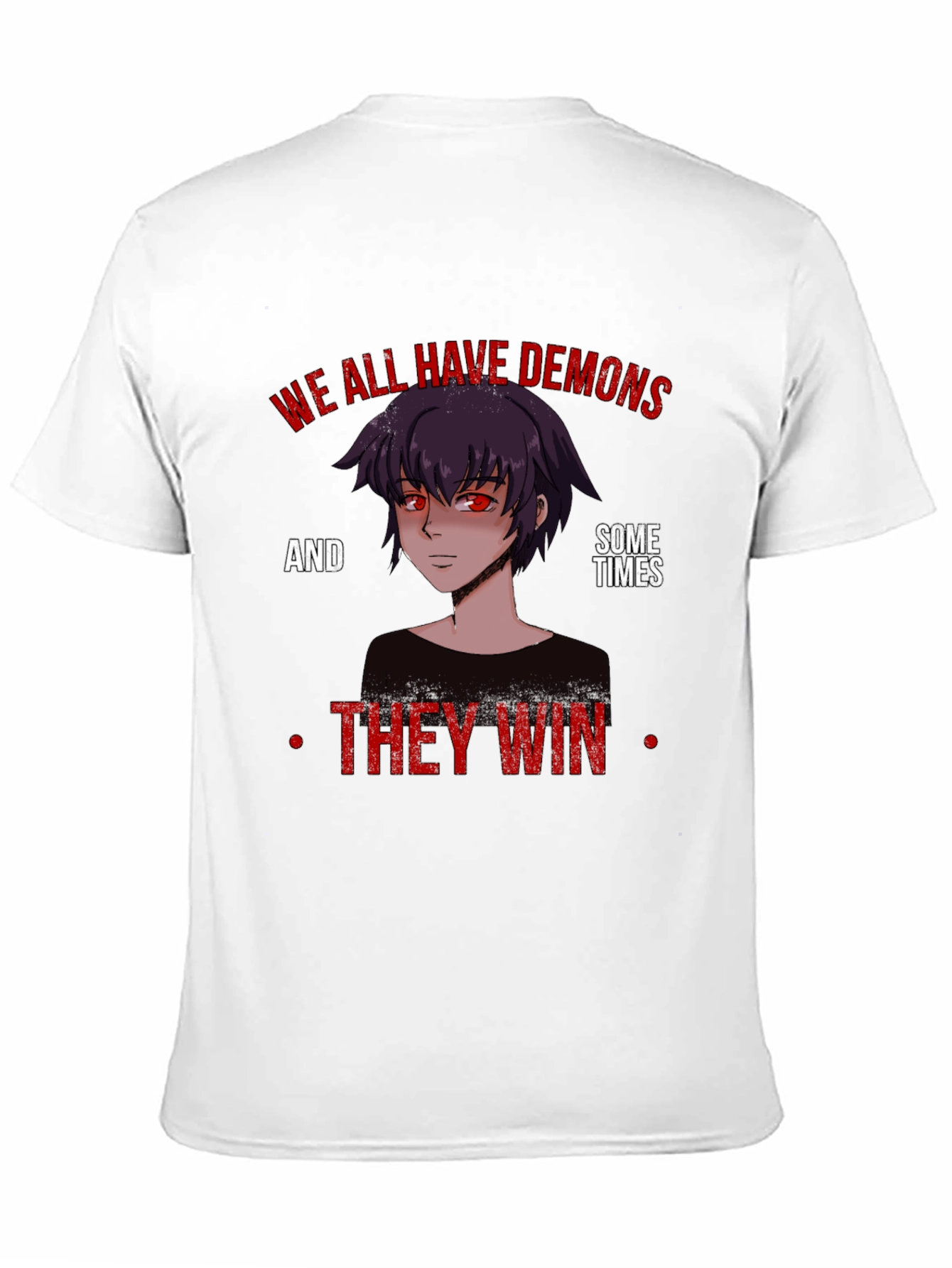 Demons Graphic T-Shirt - Edgy Anime Inspired Tee