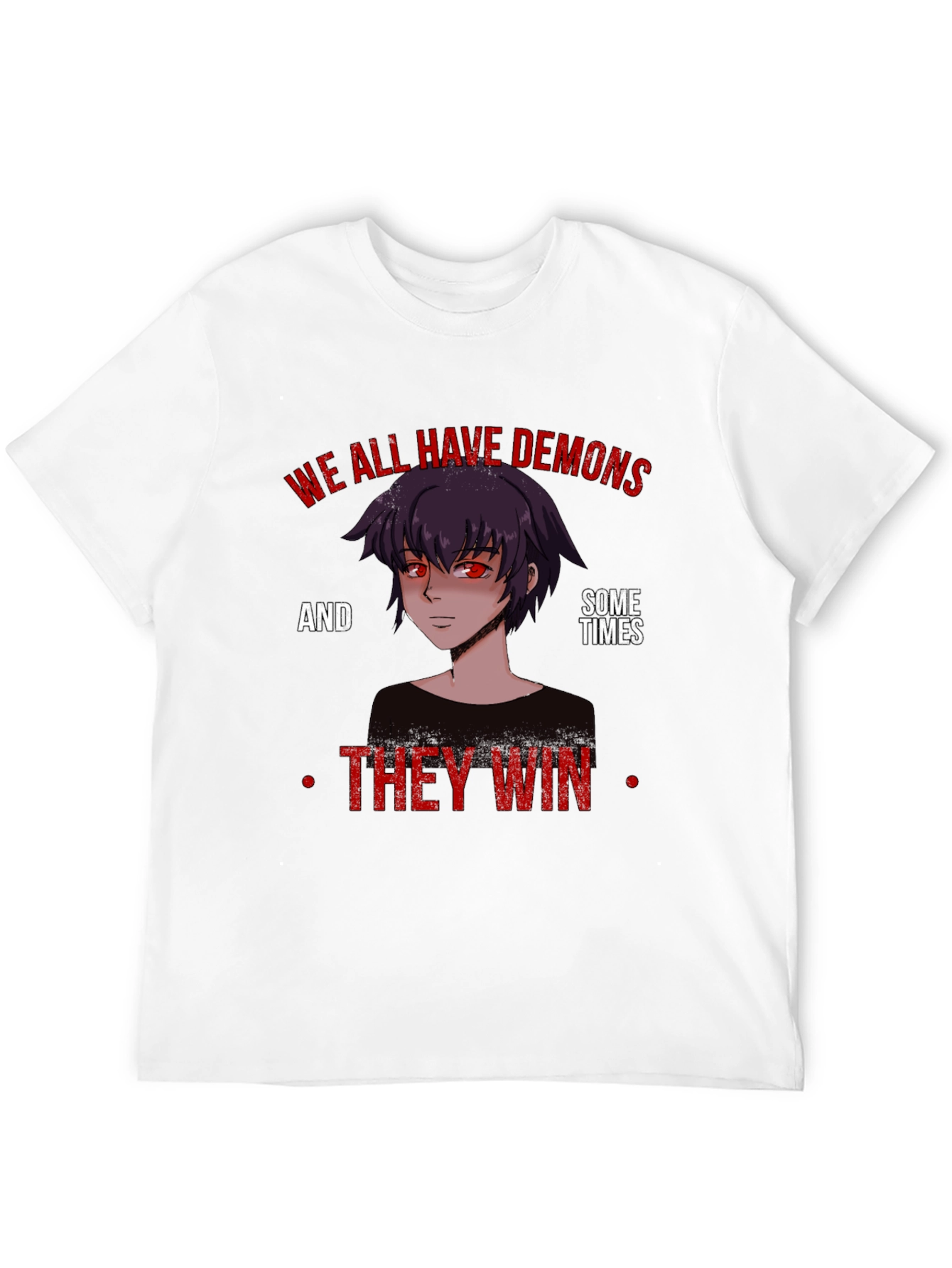 Demons Graphic T-Shirt - Edgy Anime Inspired Tee