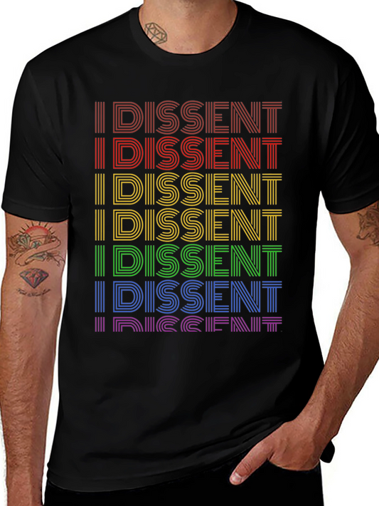 I Dissent Rainbow Graphic Tee