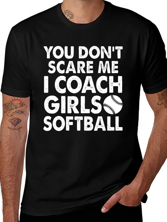 Coach Girls Softball Graphic Tee