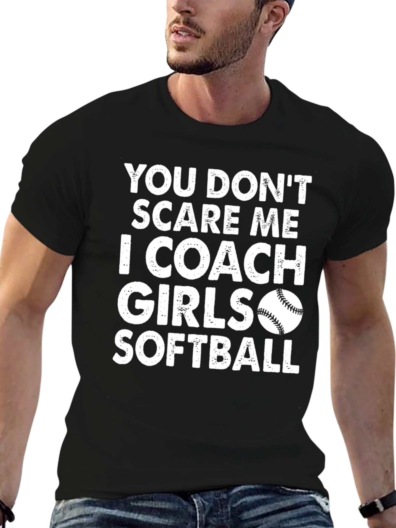 Coach Girls Softball Graphic Tee