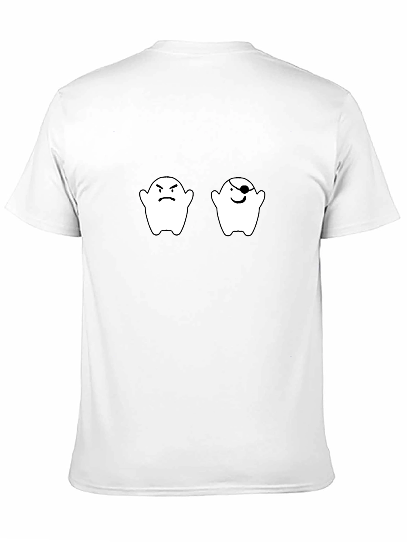 Ghost Duo Graphic Tee - Spooky & Fun!