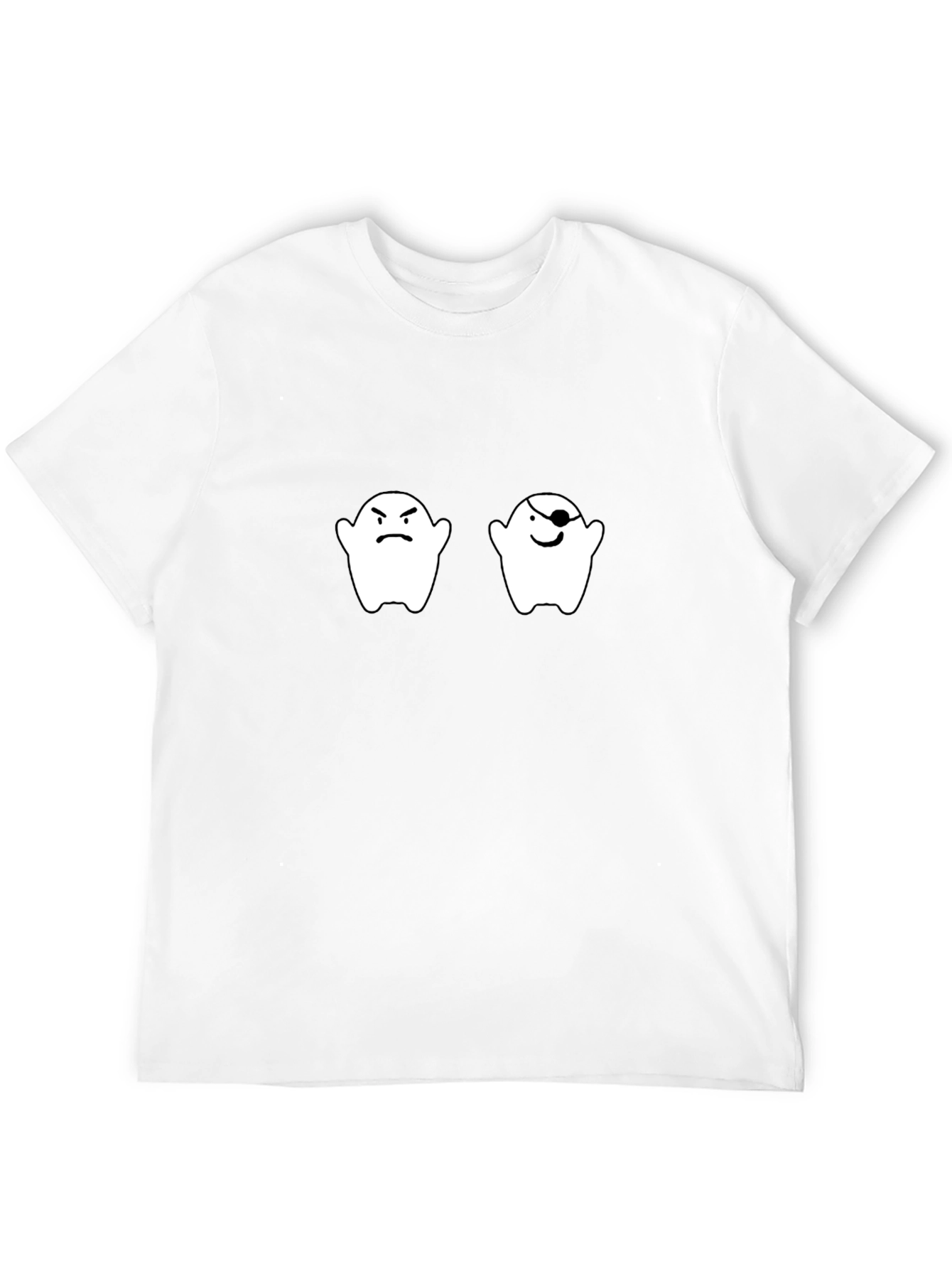 Ghost Duo Graphic Tee - Spooky & Fun!