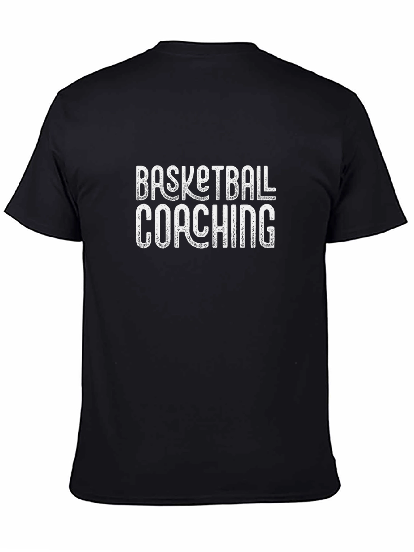 Basketball Coaching Tee - Black Graphic T-Shirt
