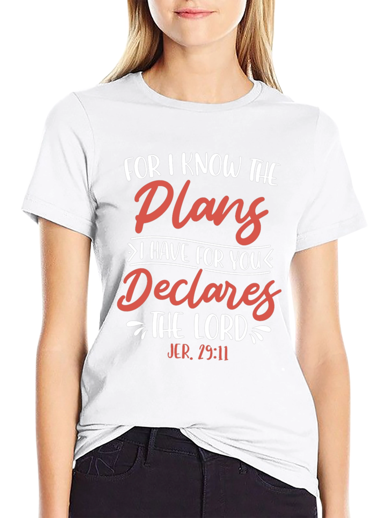 Religious T-Shirt - Jer. 29:11 - Christian Gift