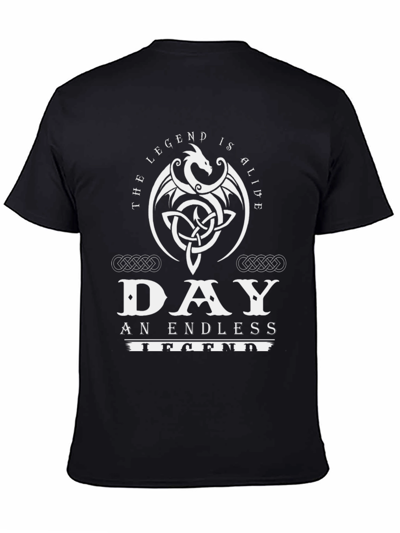 Legend Is Alive Dragon Graphic T-Shirt