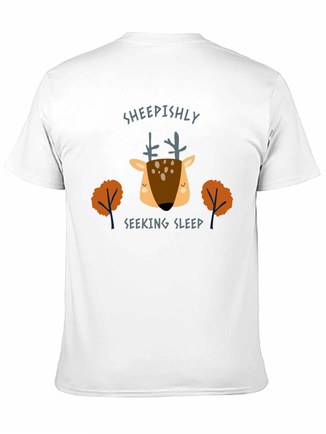 Sheepishly Seeking Sleep Deer Graphic Tee
