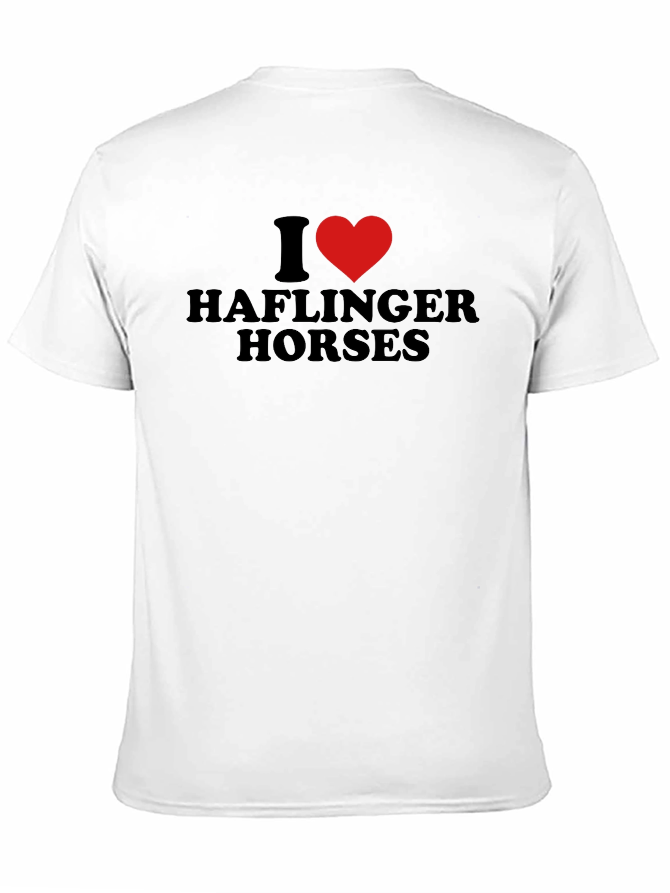 I Heart Haflinger Horses Graphic Tee