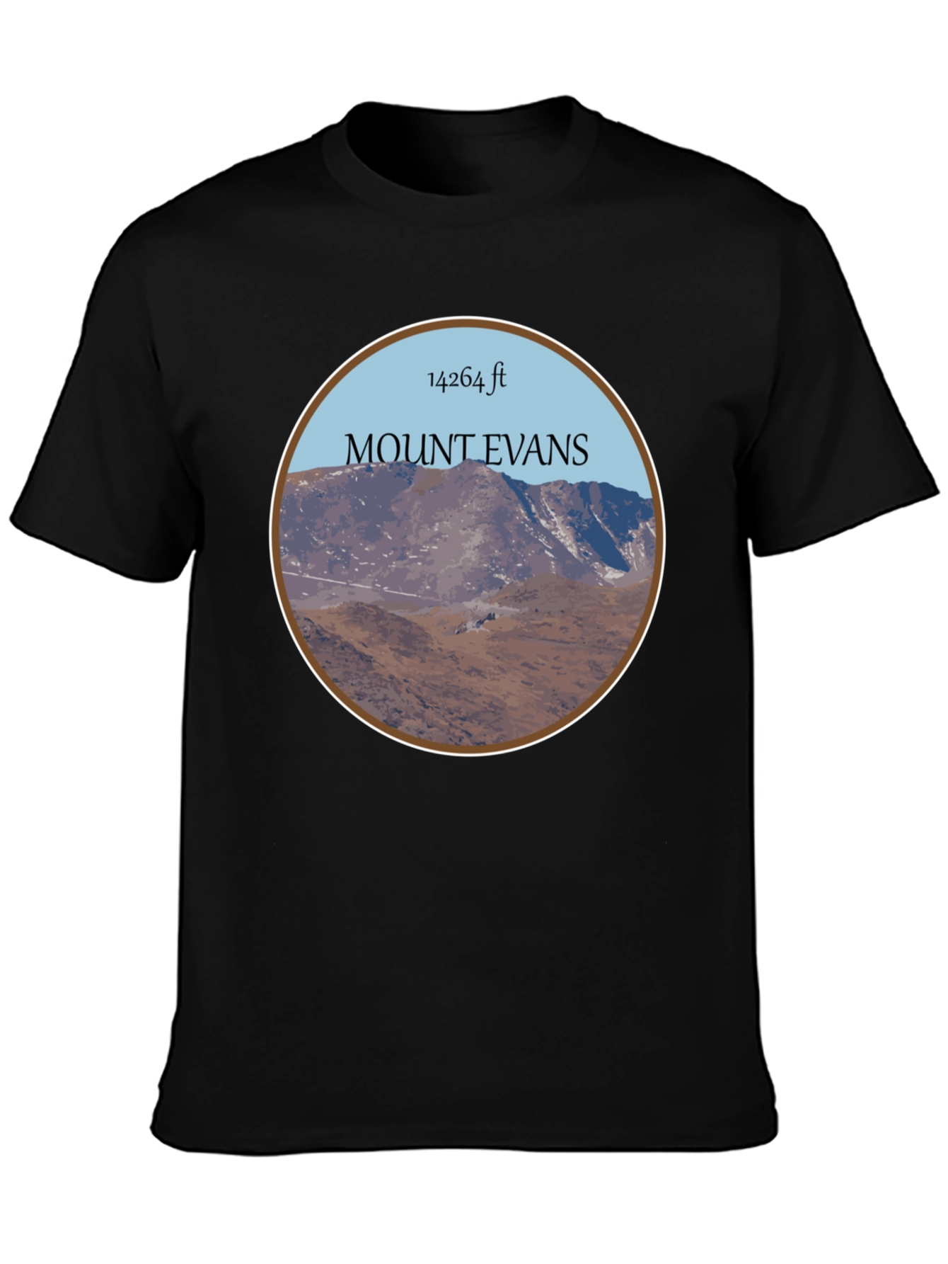 Mount Evans T-Shirt - 14264 ft Elevation