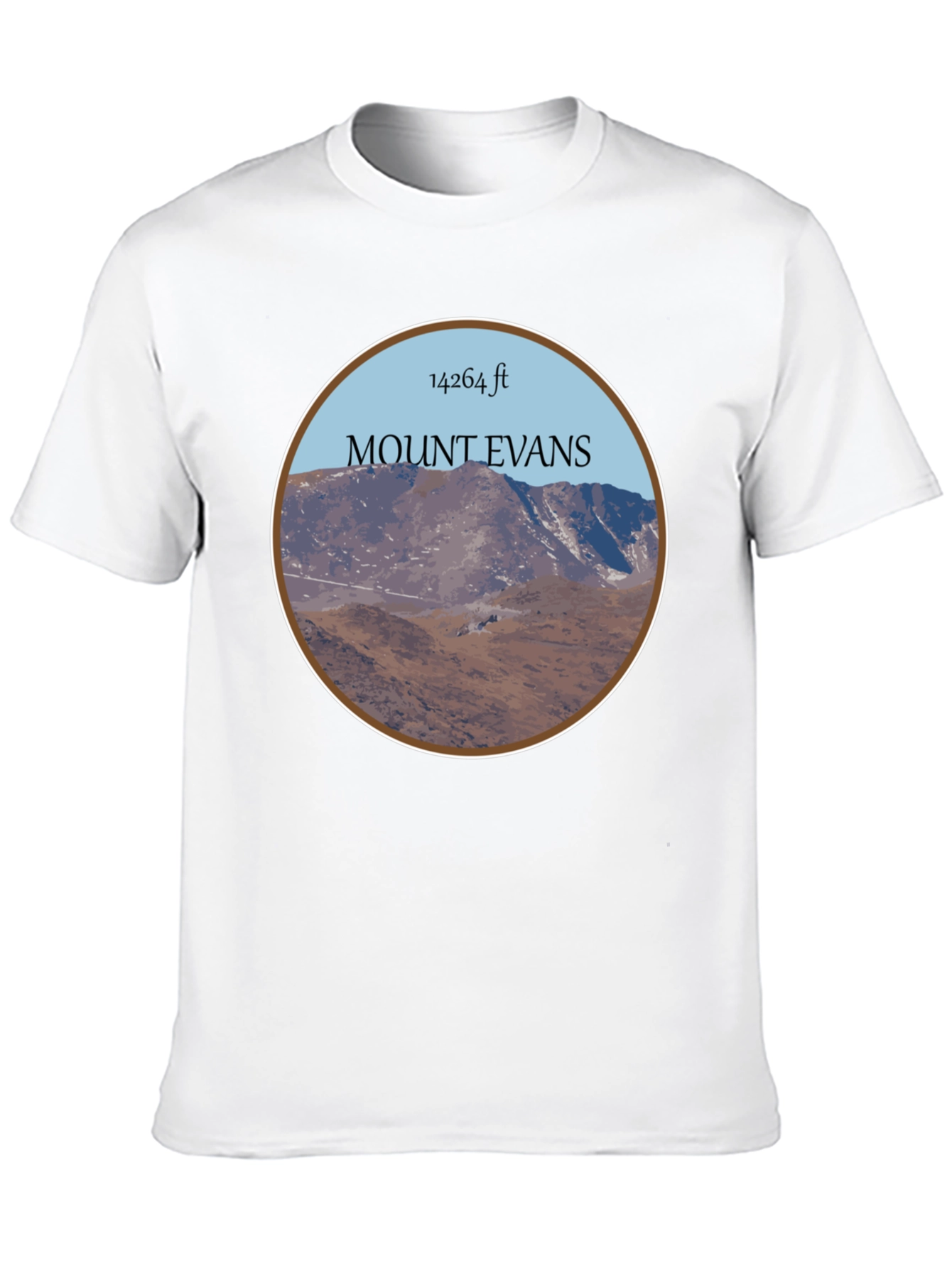 Mount Evans T-Shirt - 14264 ft Elevation
