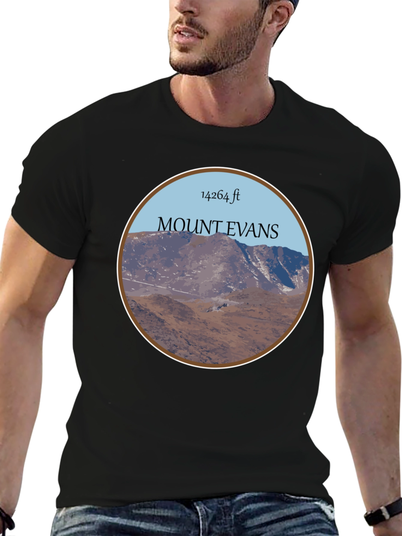 Mount Evans T-Shirt - 14264 ft Elevation