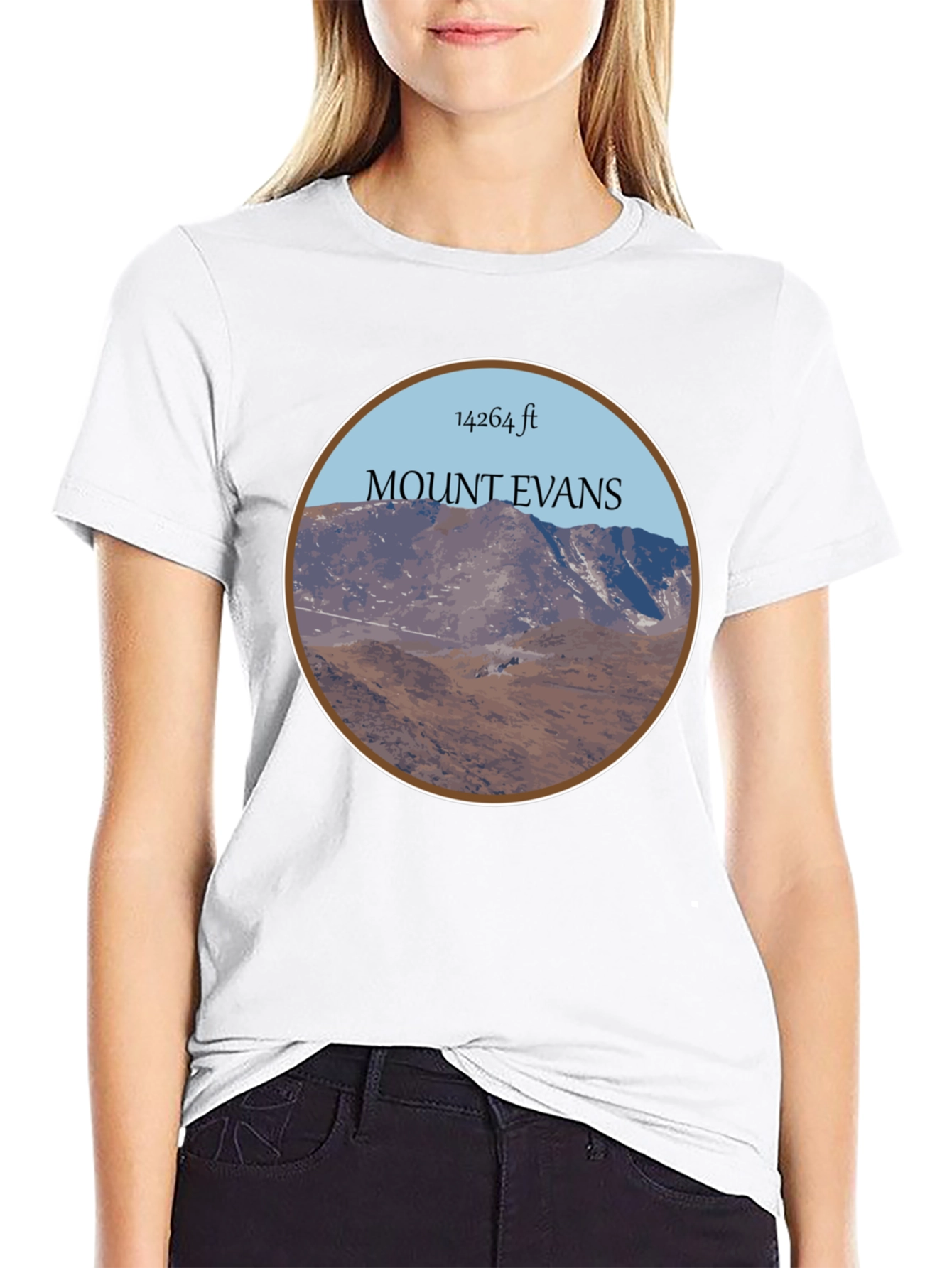 Mount Evans T-Shirt - 14264 ft Elevation
