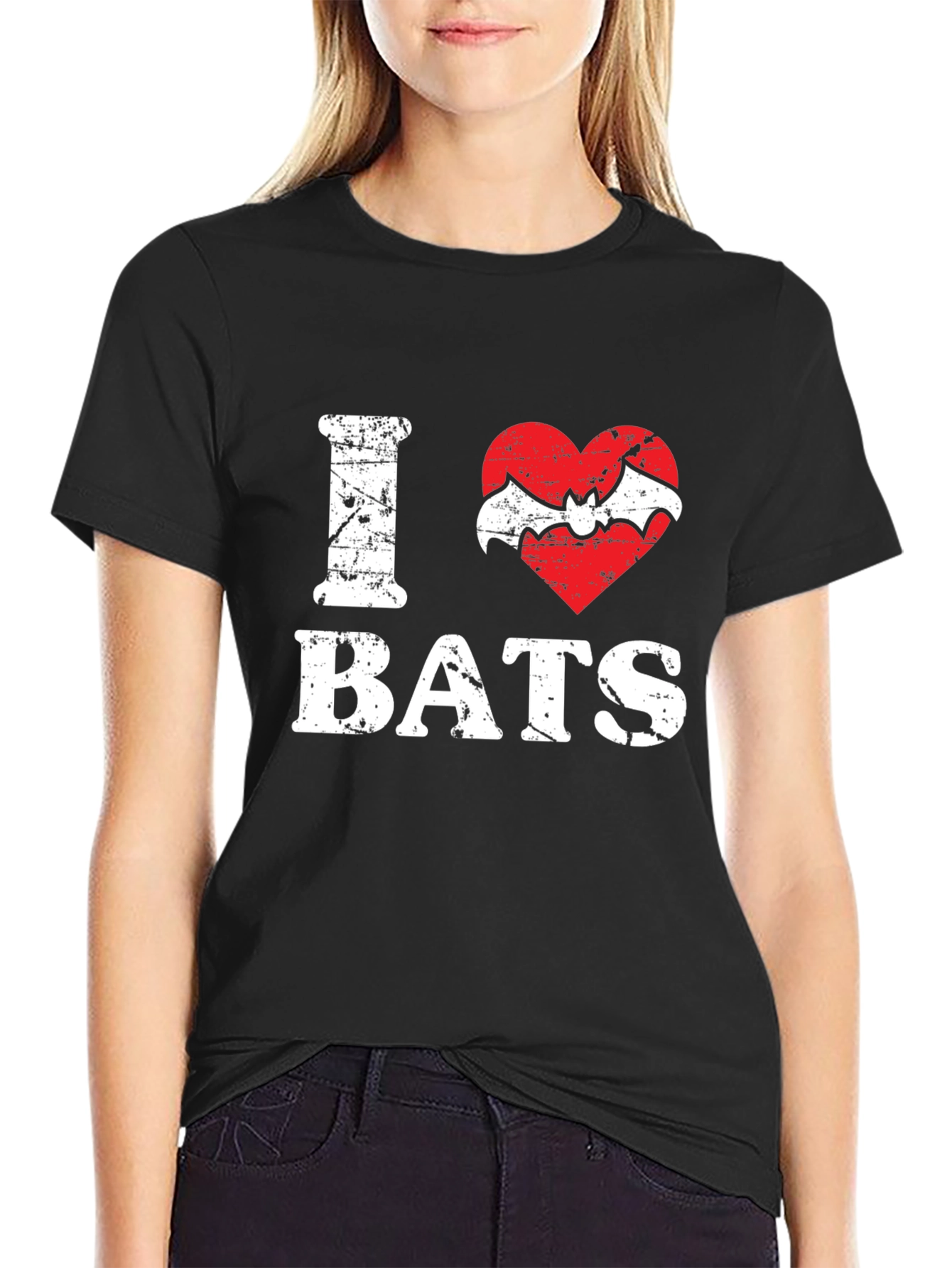 I Heart Bats Graphic T-Shirt