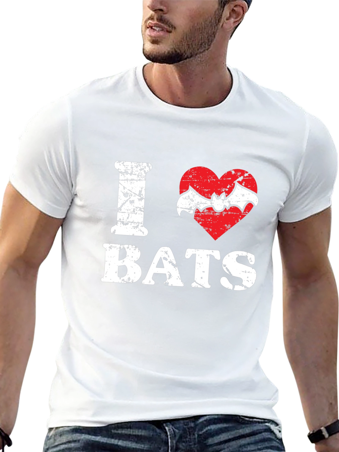I Heart Bats Graphic T-Shirt