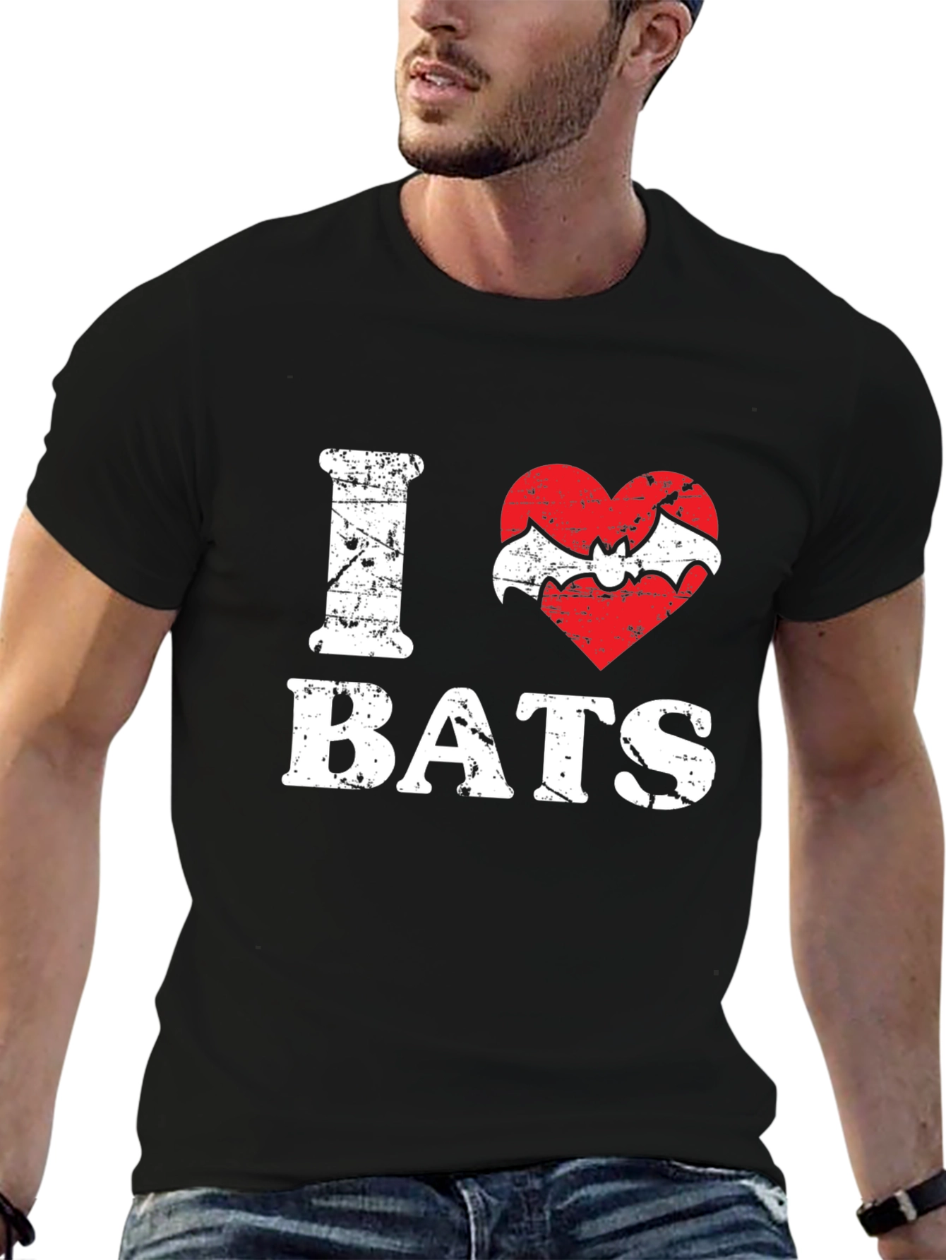 I Heart Bats Graphic T-Shirt