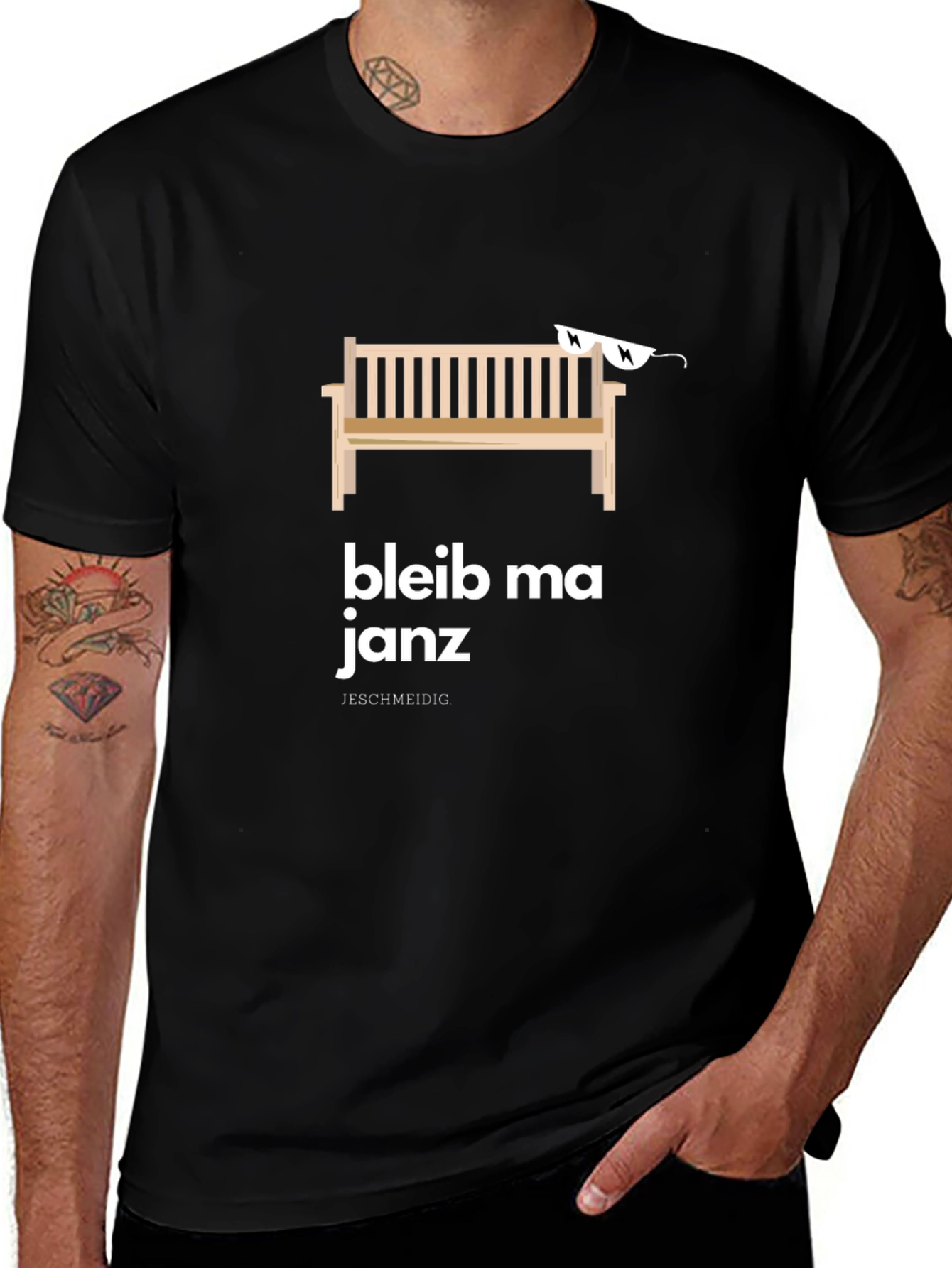 B Leib Ma Janz Black T-Shirt