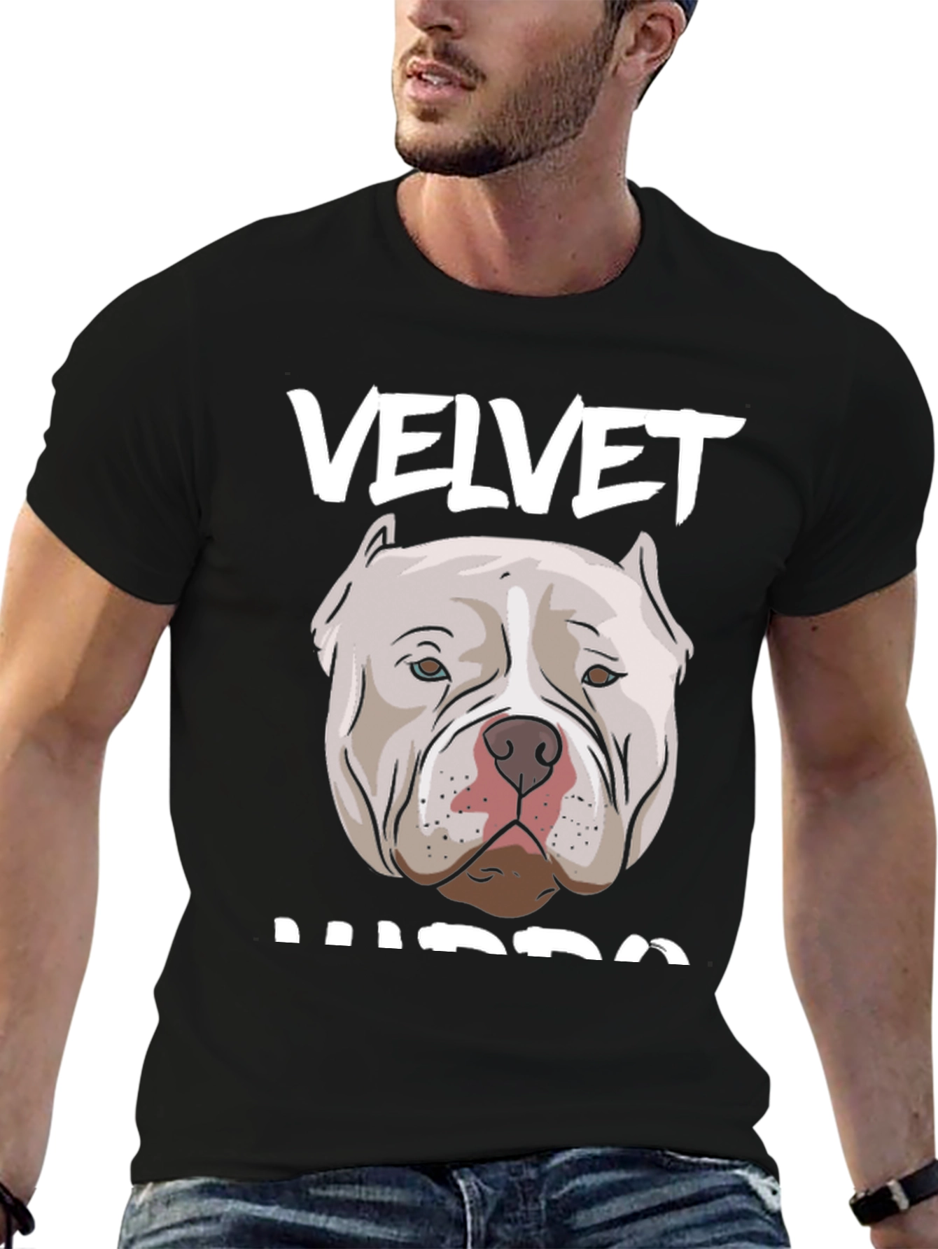 Velvet Hippo Dog Graphic T-Shirt