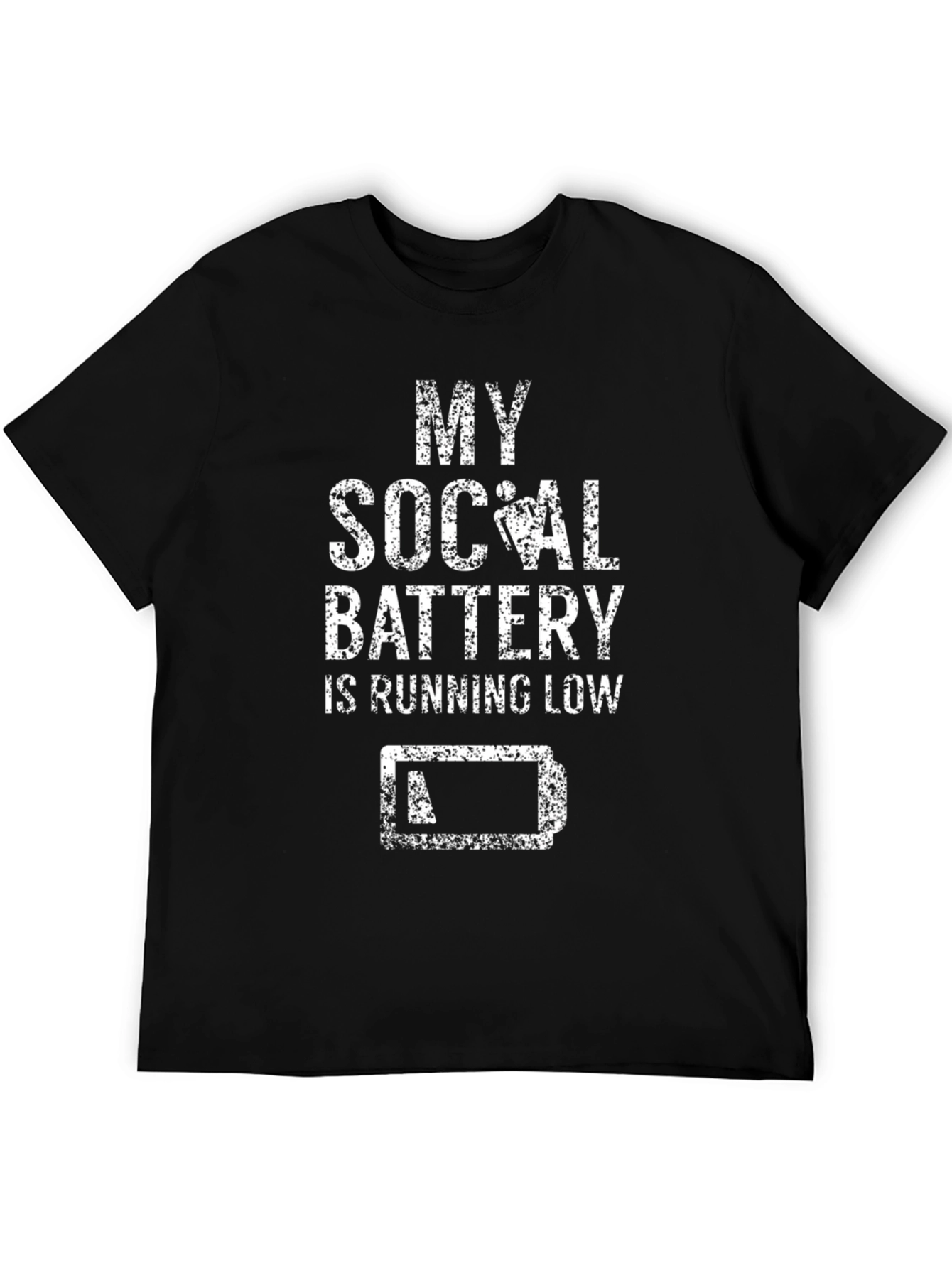 My Social Battery Low Graphic T-Shirt