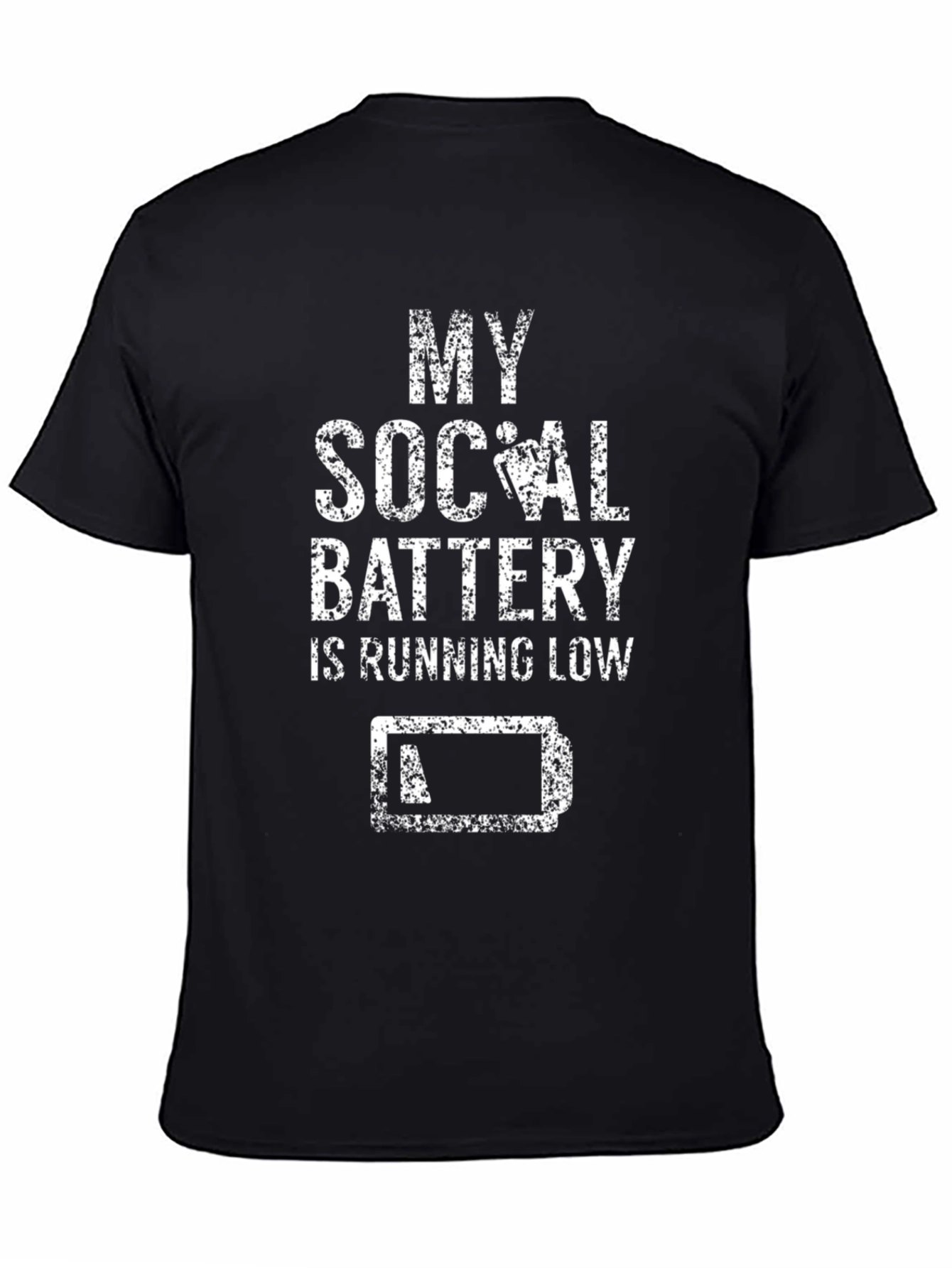 My Social Battery Low Graphic T-Shirt