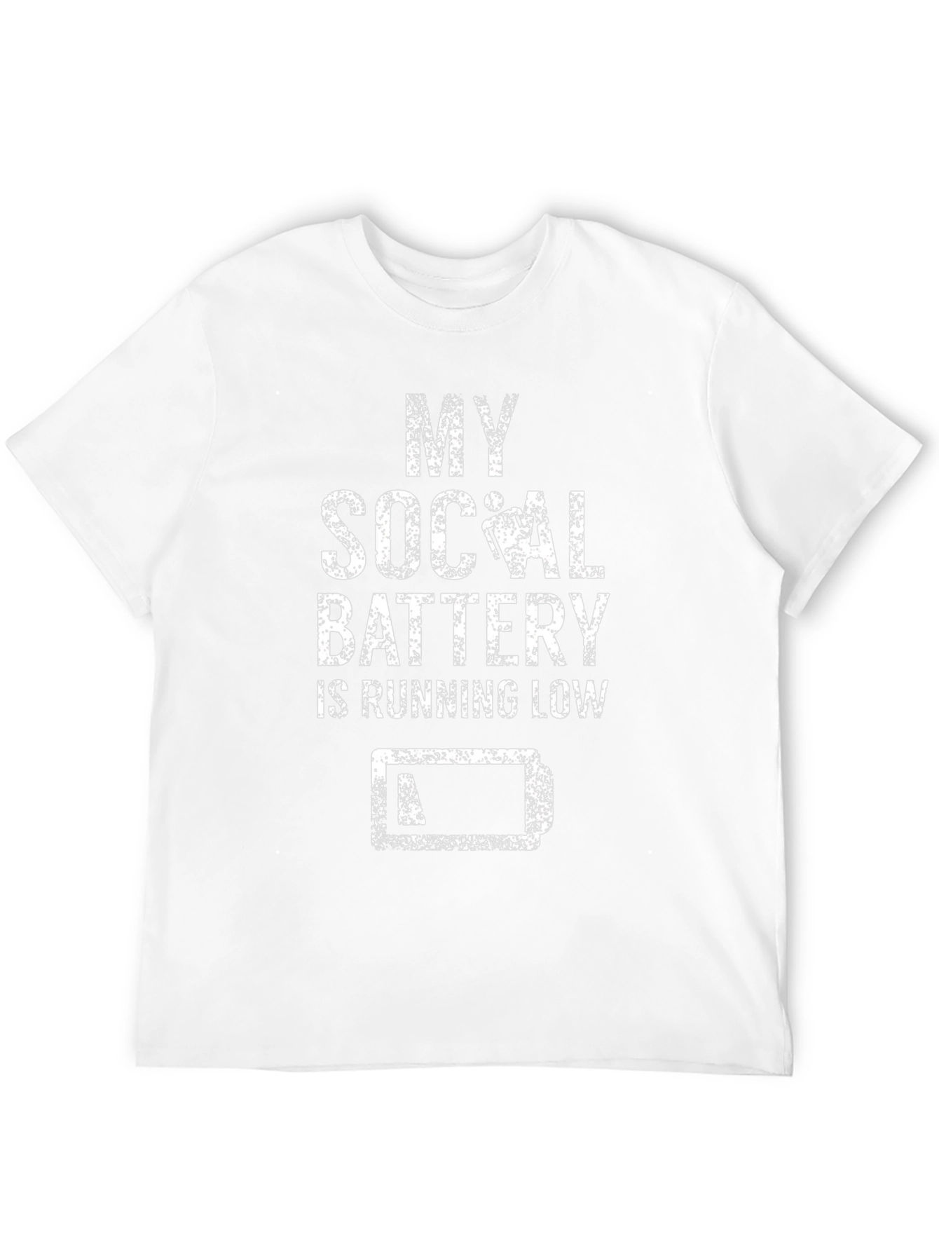 My Social Battery Low Graphic T-Shirt