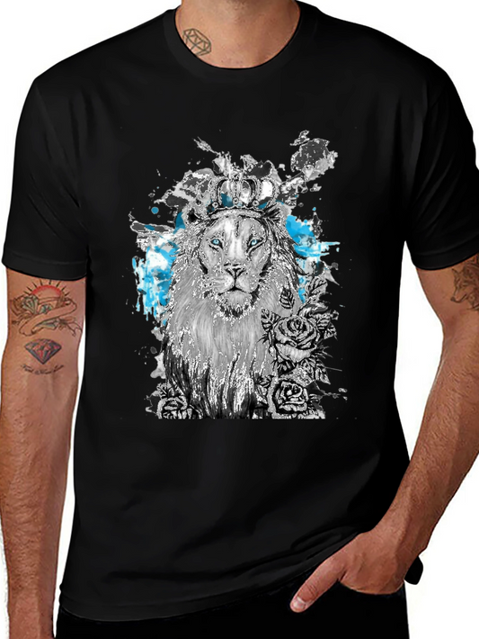 Lion King Graphic Tee - Unique Artistic Design