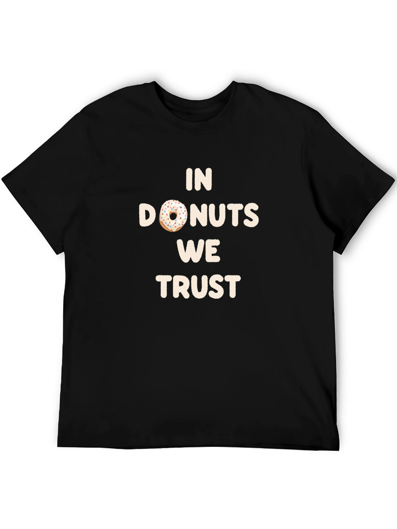 In Donuts We Trust Graphic T-Shirt