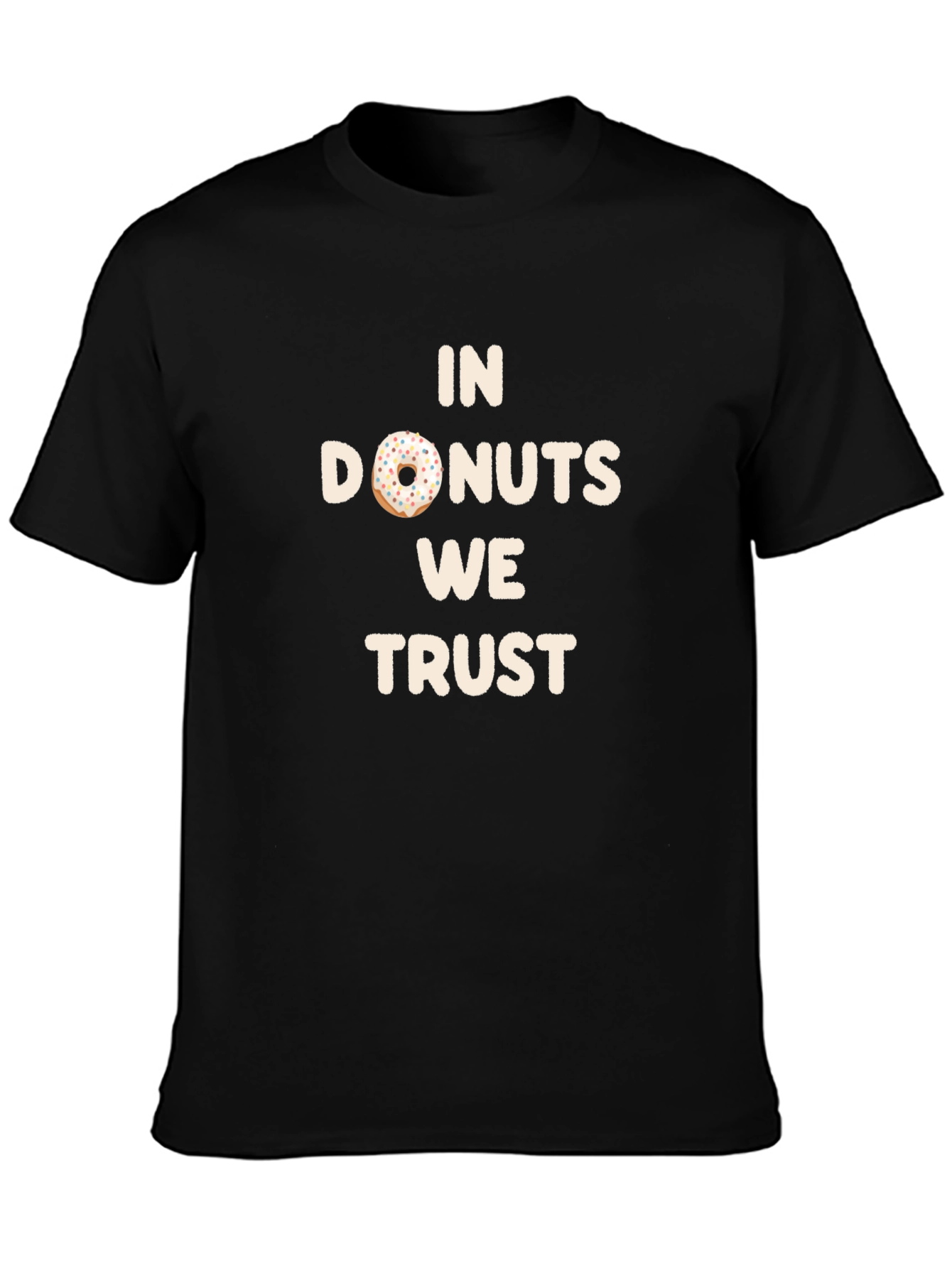 In Donuts We Trust Graphic T-Shirt