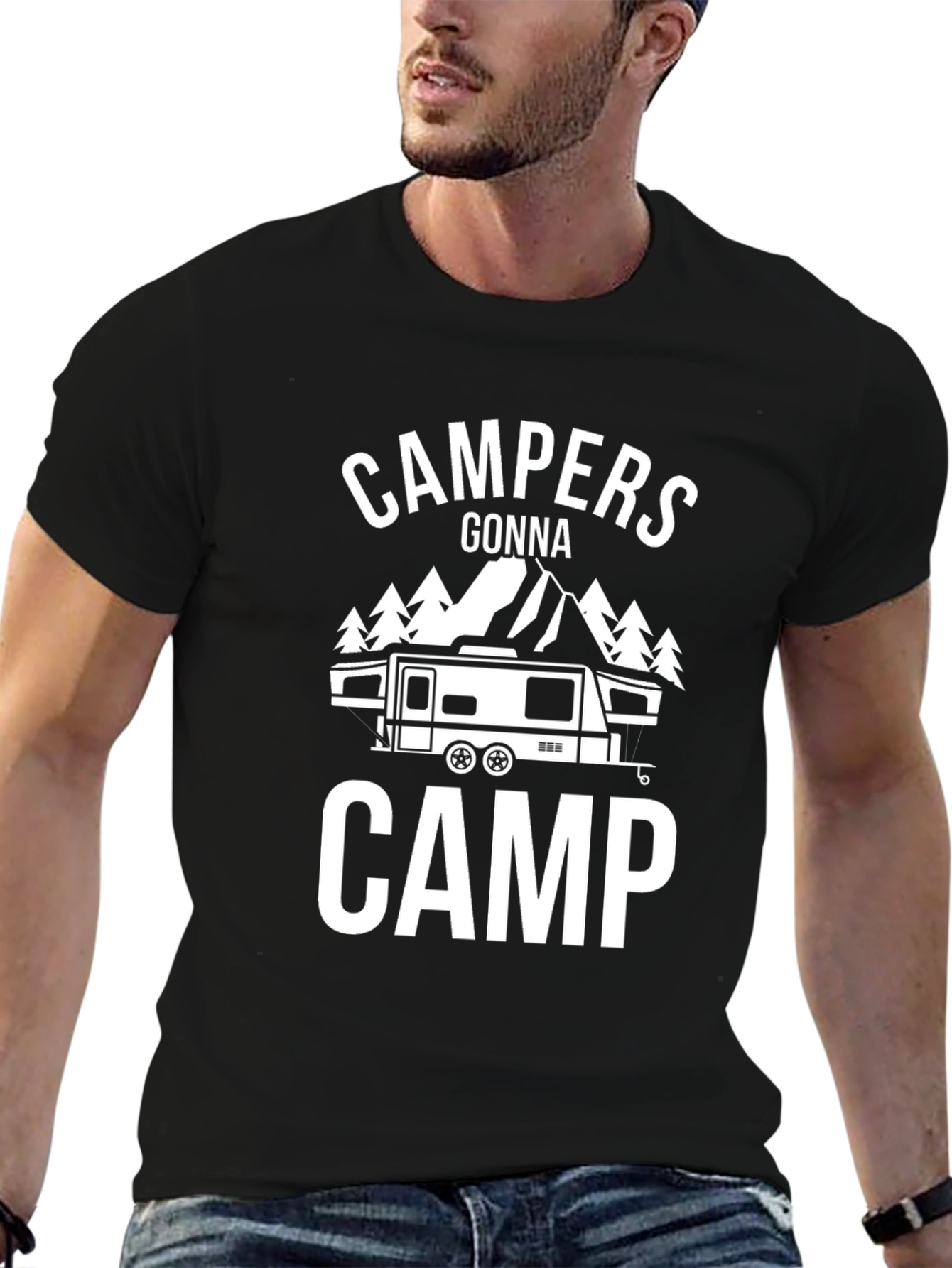 Campers Gonna Camp Graphic T-Shirt