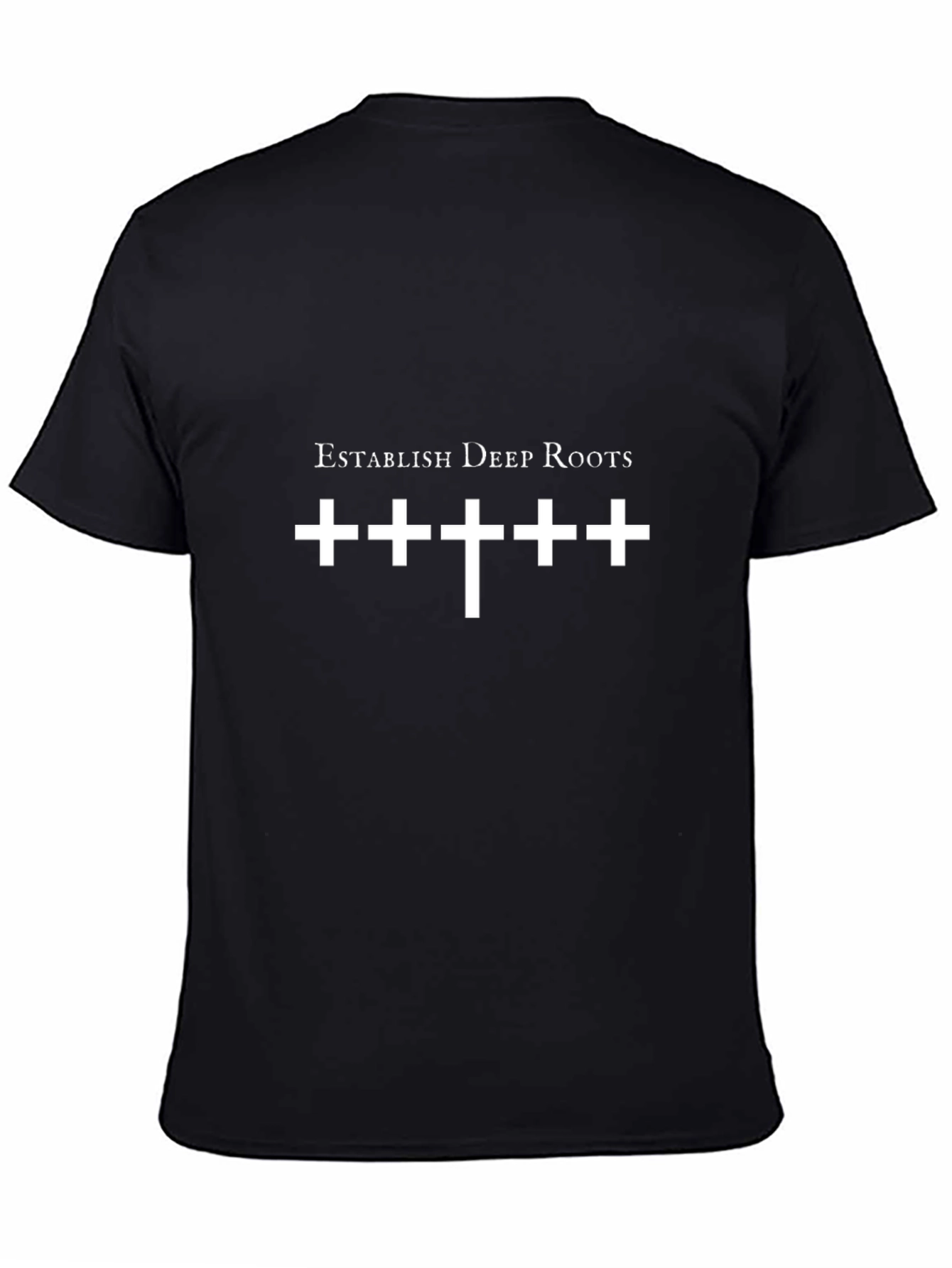 Establish Deep Roots Graphic Tee - Premium Black Cotton
