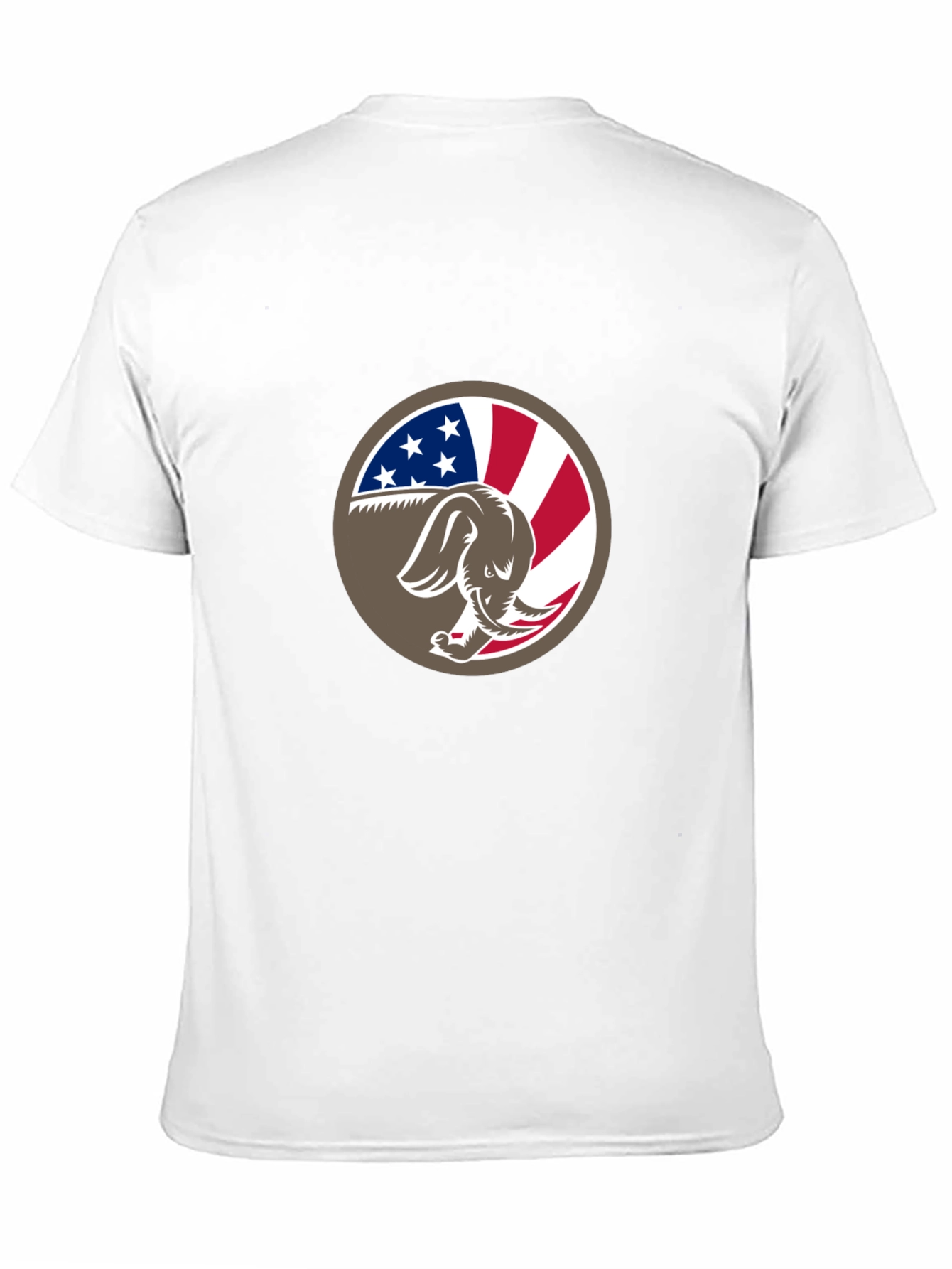 Republican Elephant USA Flag T-Shirt