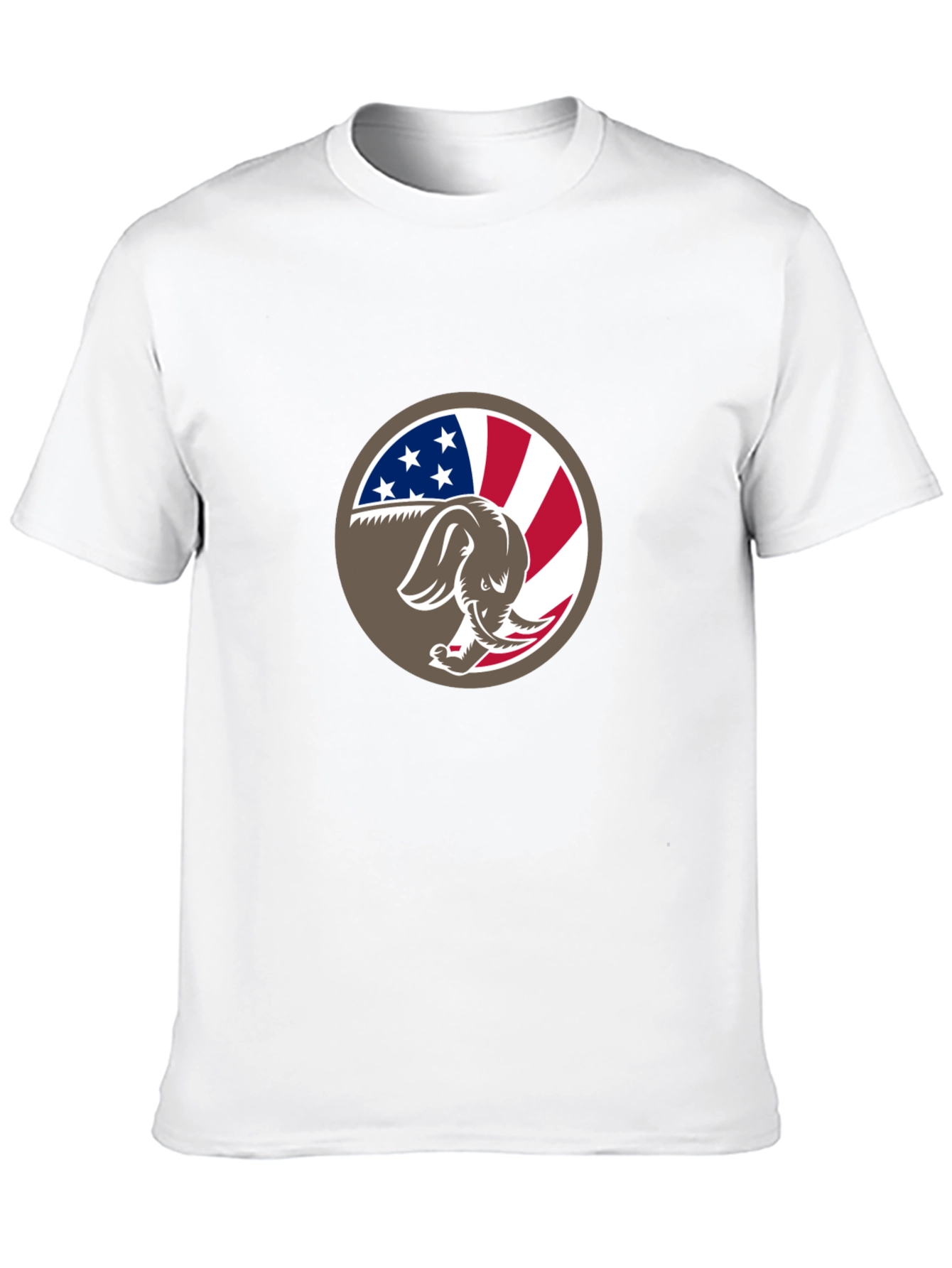 Republican Elephant USA Flag T-Shirt